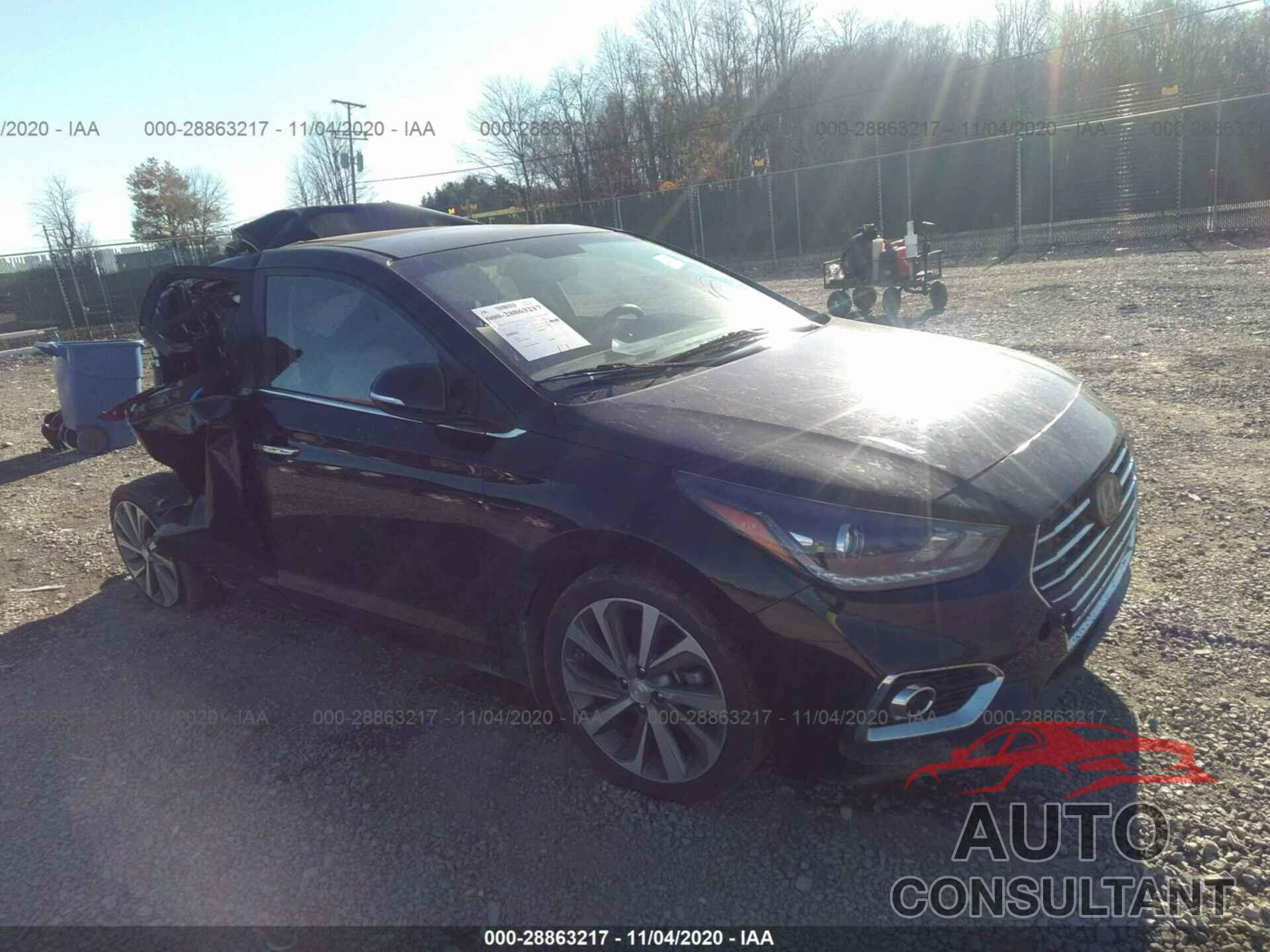 HYUNDAI ACCENT 2018 - 3KPC34A32JE021848