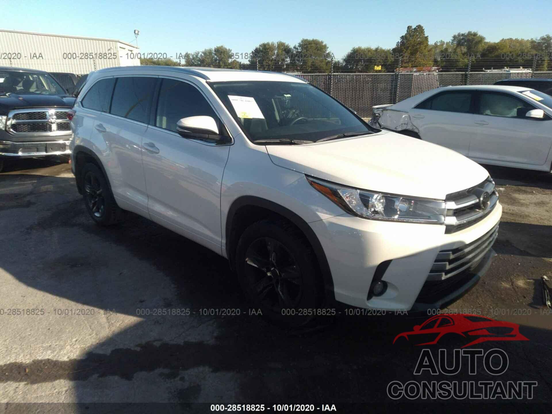 TOYOTA HIGHLANDER 2017 - 5TDDZRFH7HS434417