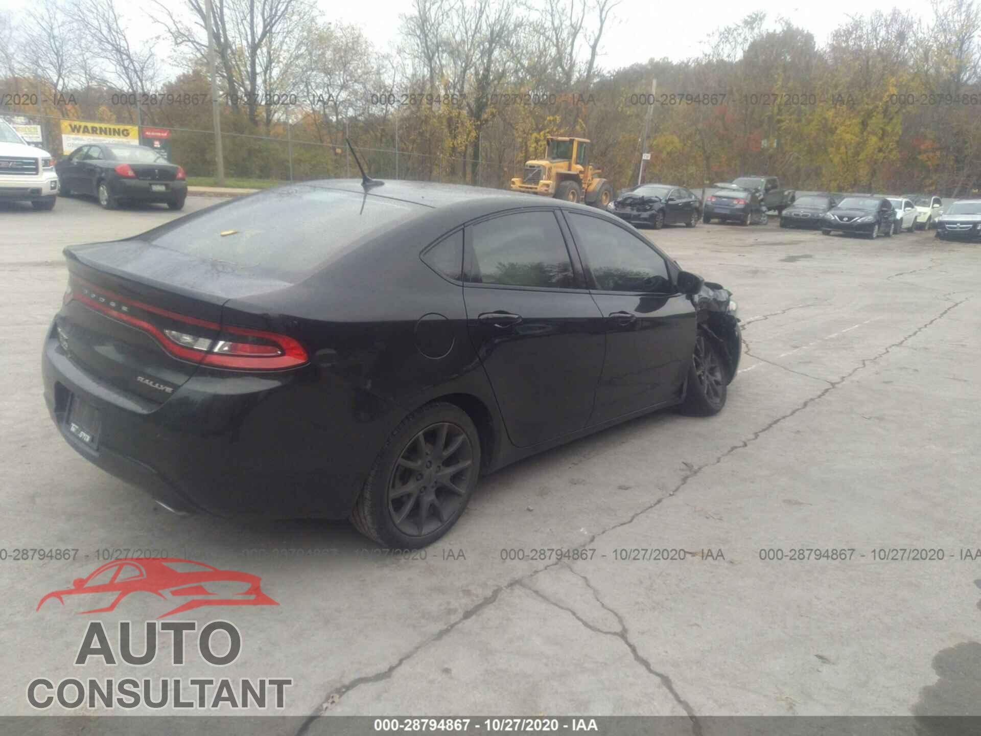 DODGE DART 2016 - 1C3CDFBB2GD531646