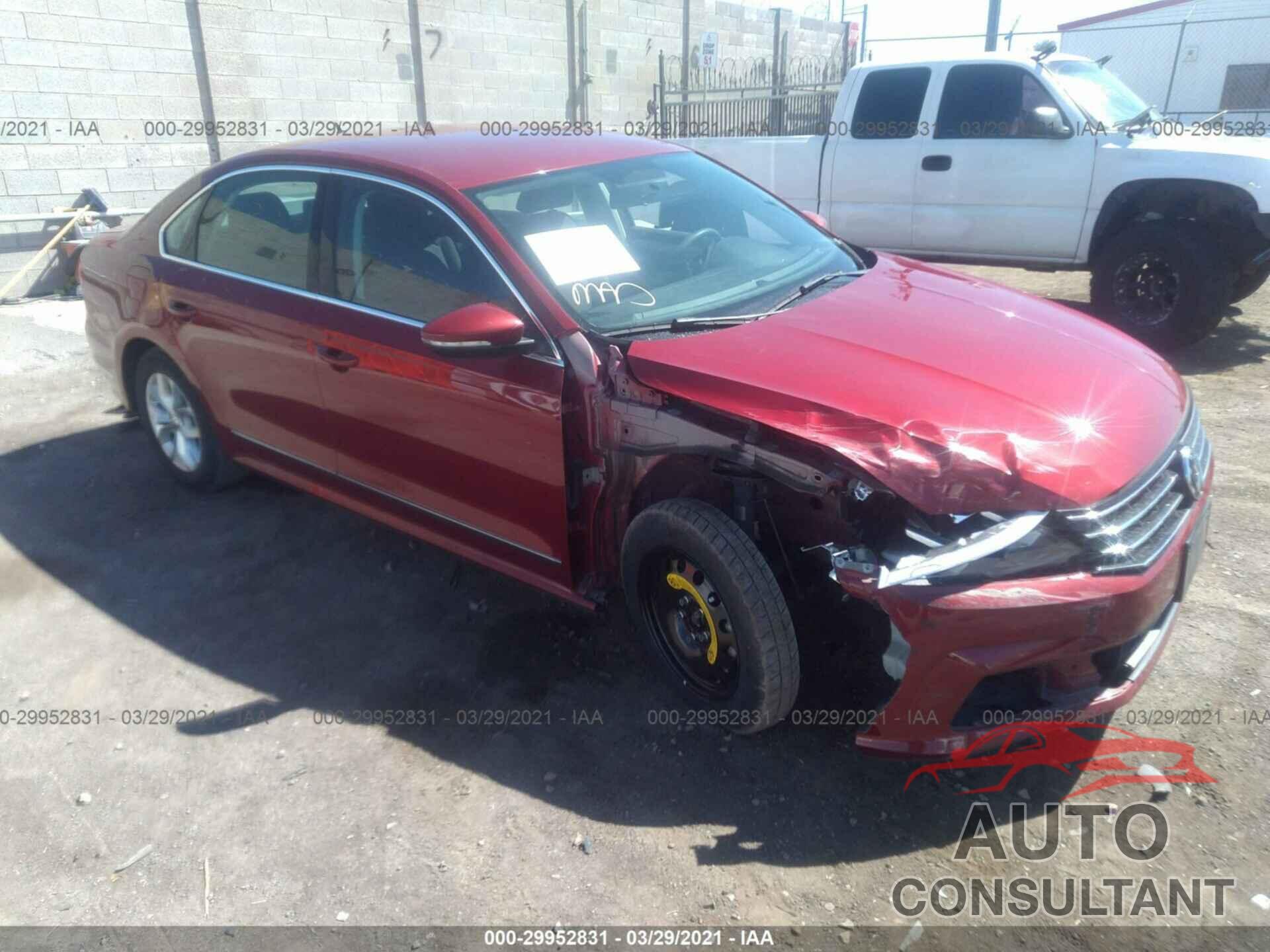 VOLKSWAGEN PASSAT 2016 - 1VWAT7A38GC041933