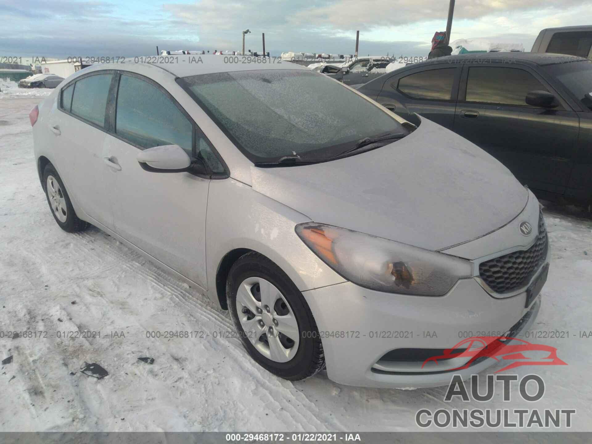 KIA FORTE 2016 - KNAFK4A69G5555229
