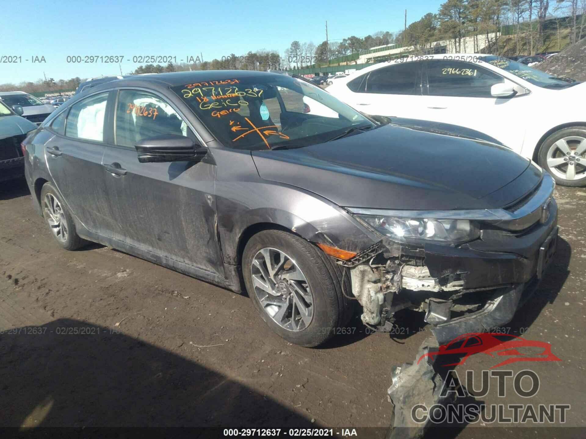 HONDA CIVIC SEDAN 2018 - 2HGFC2F71JH545446