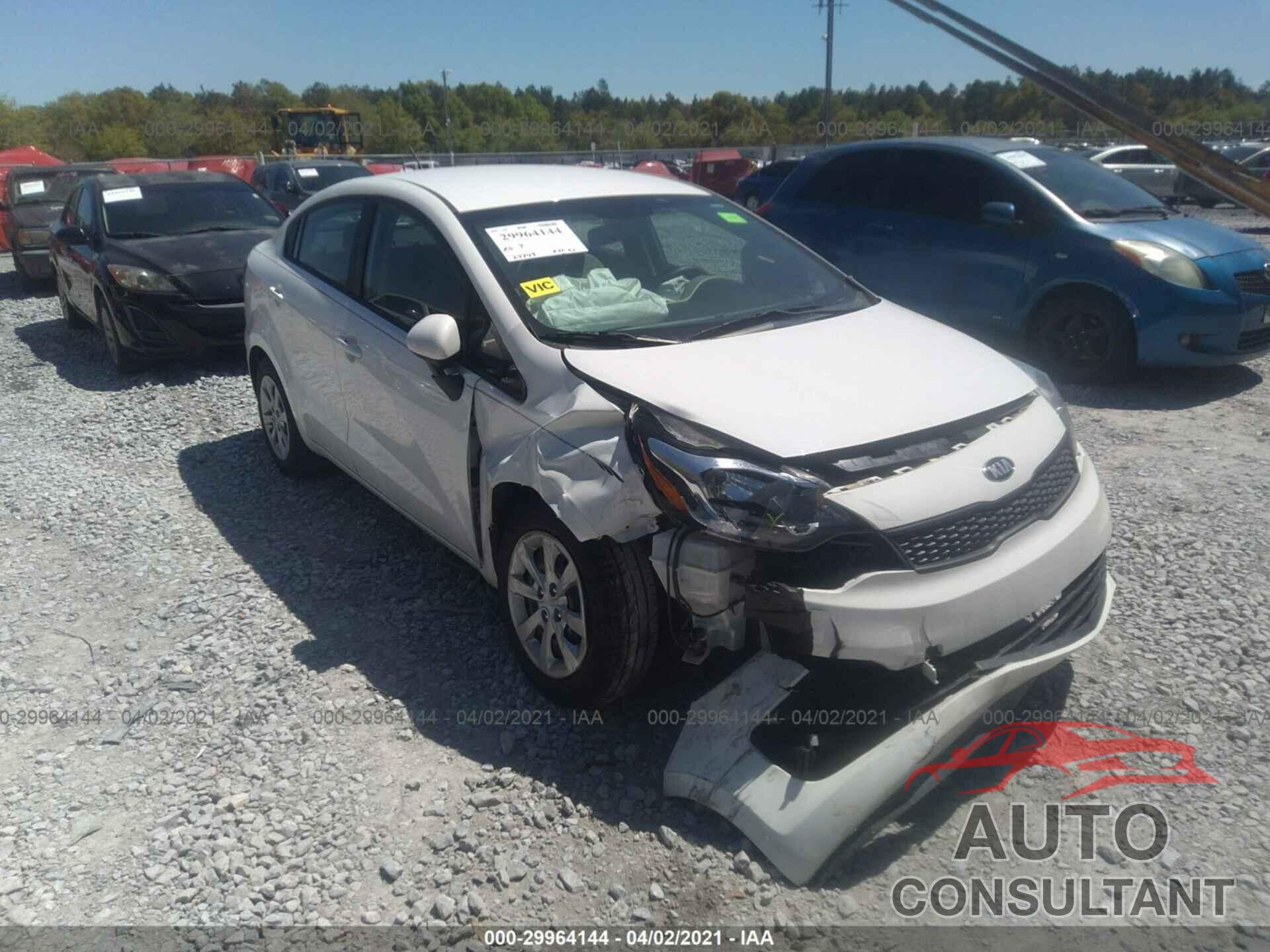 KIA RIO 2017 - KNADM4A31H6099455