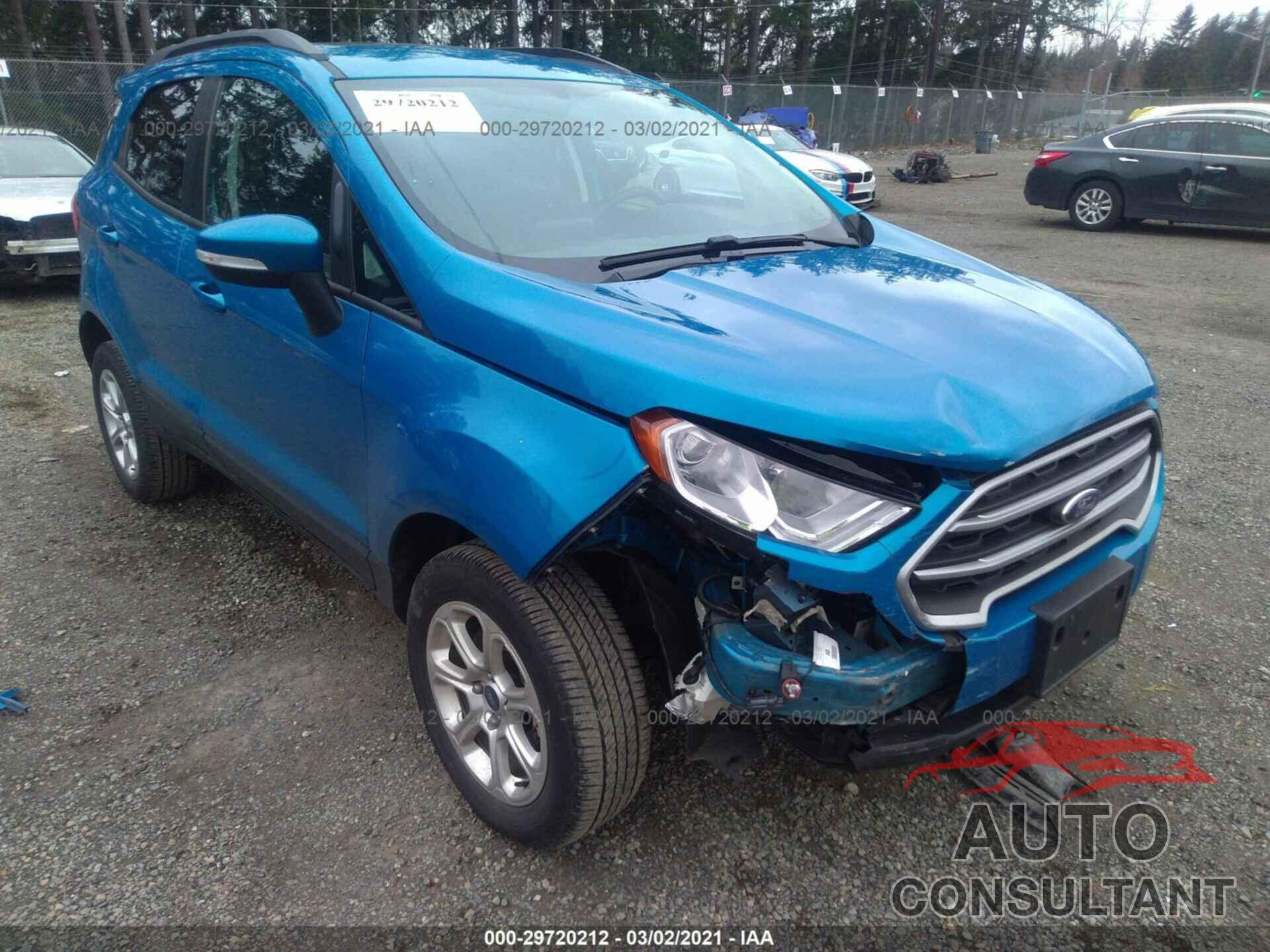 FORD ECOSPORT 2018 - MAJ6P1UL3JC233604