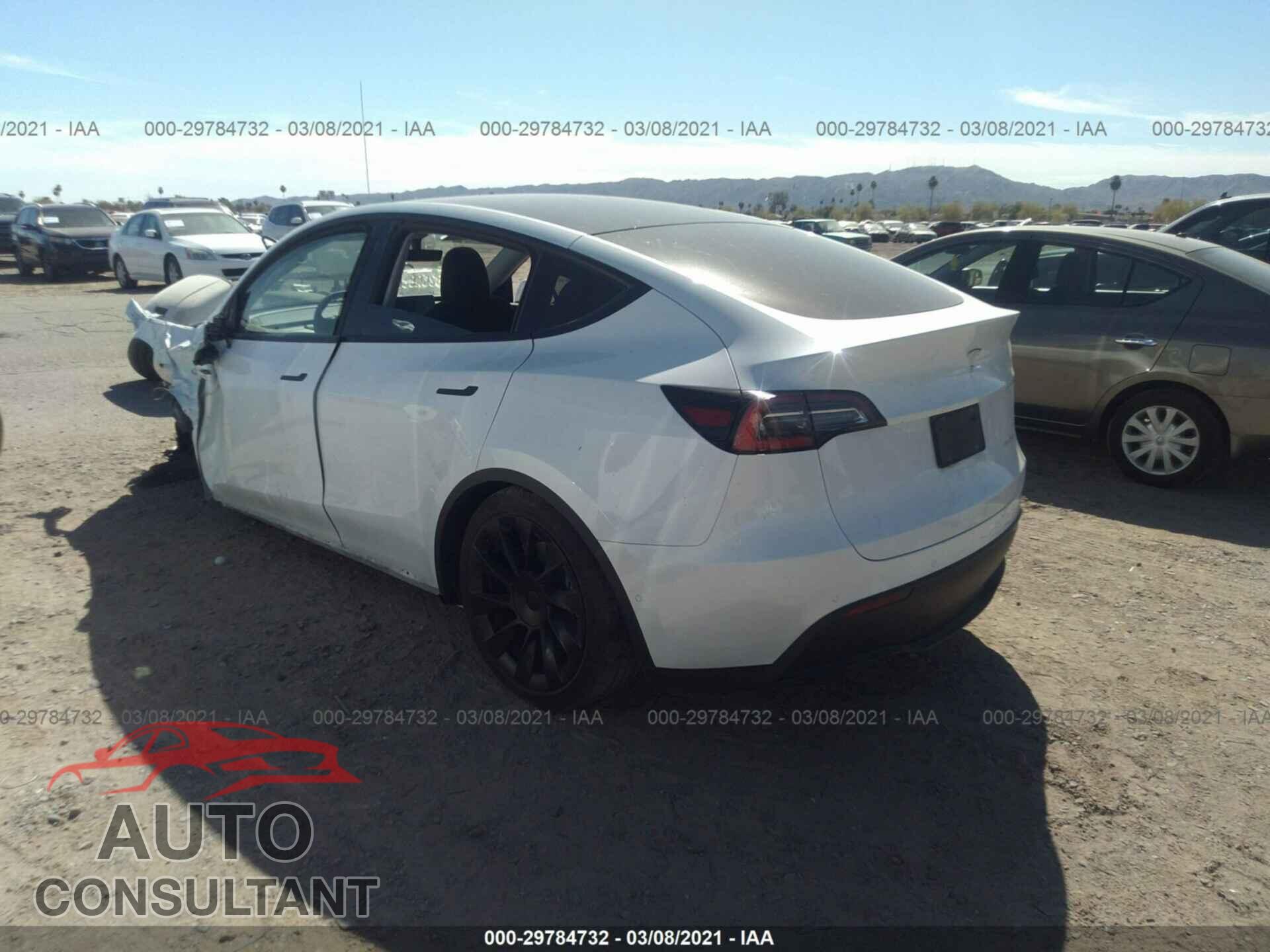 TESLA MODEL Y 2020 - 5YJYGDEE6LF045962