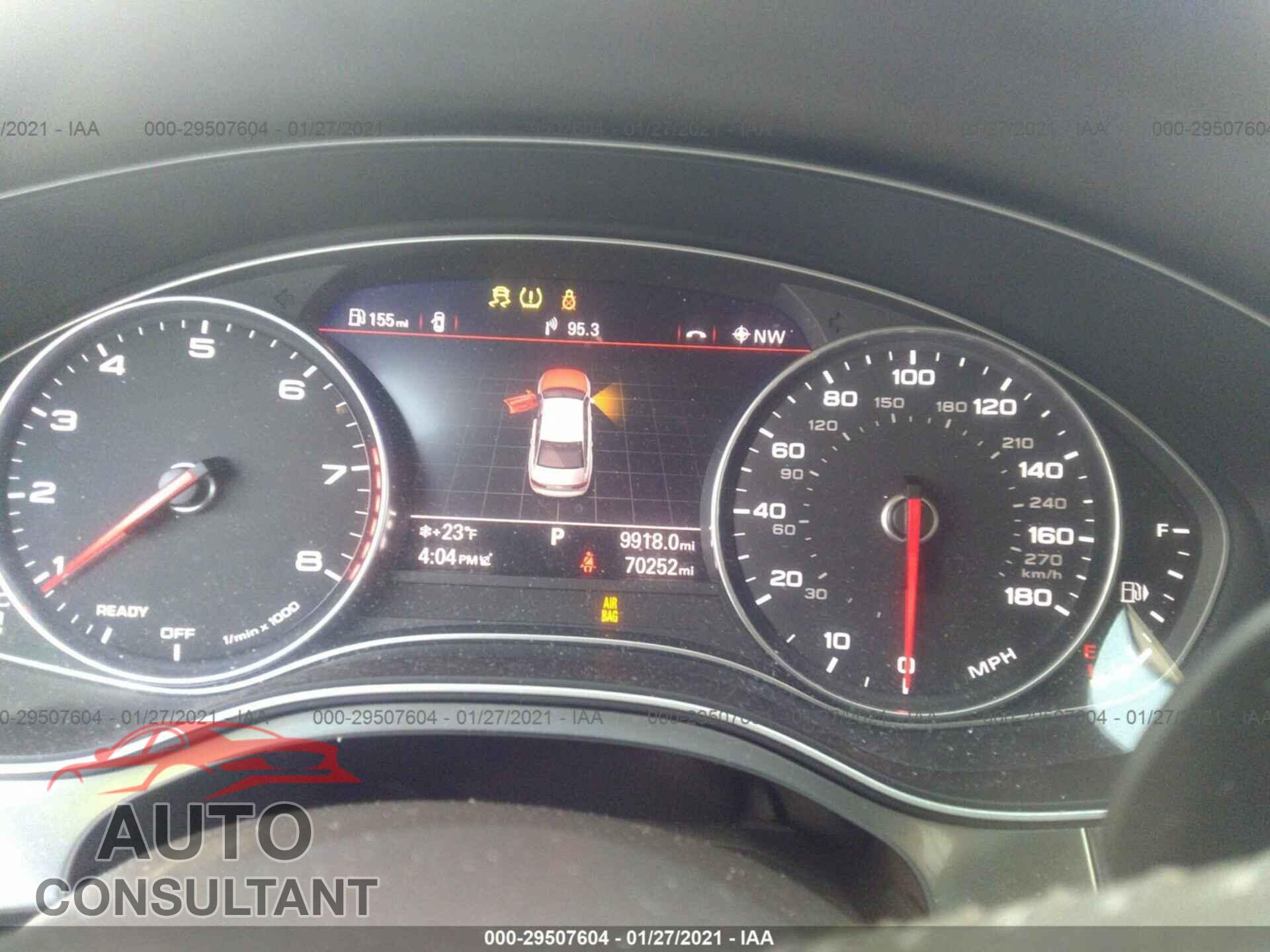 AUDI A6 2016 - WAUGFAFC9GN019600