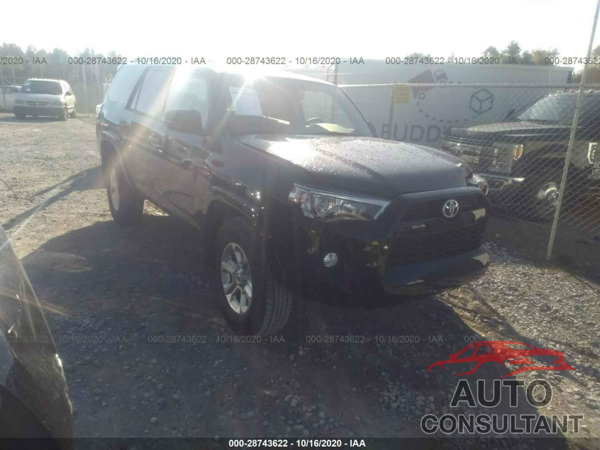 TOYOTA 4RUNNER 2019 - JTEZU5JRXK5209351