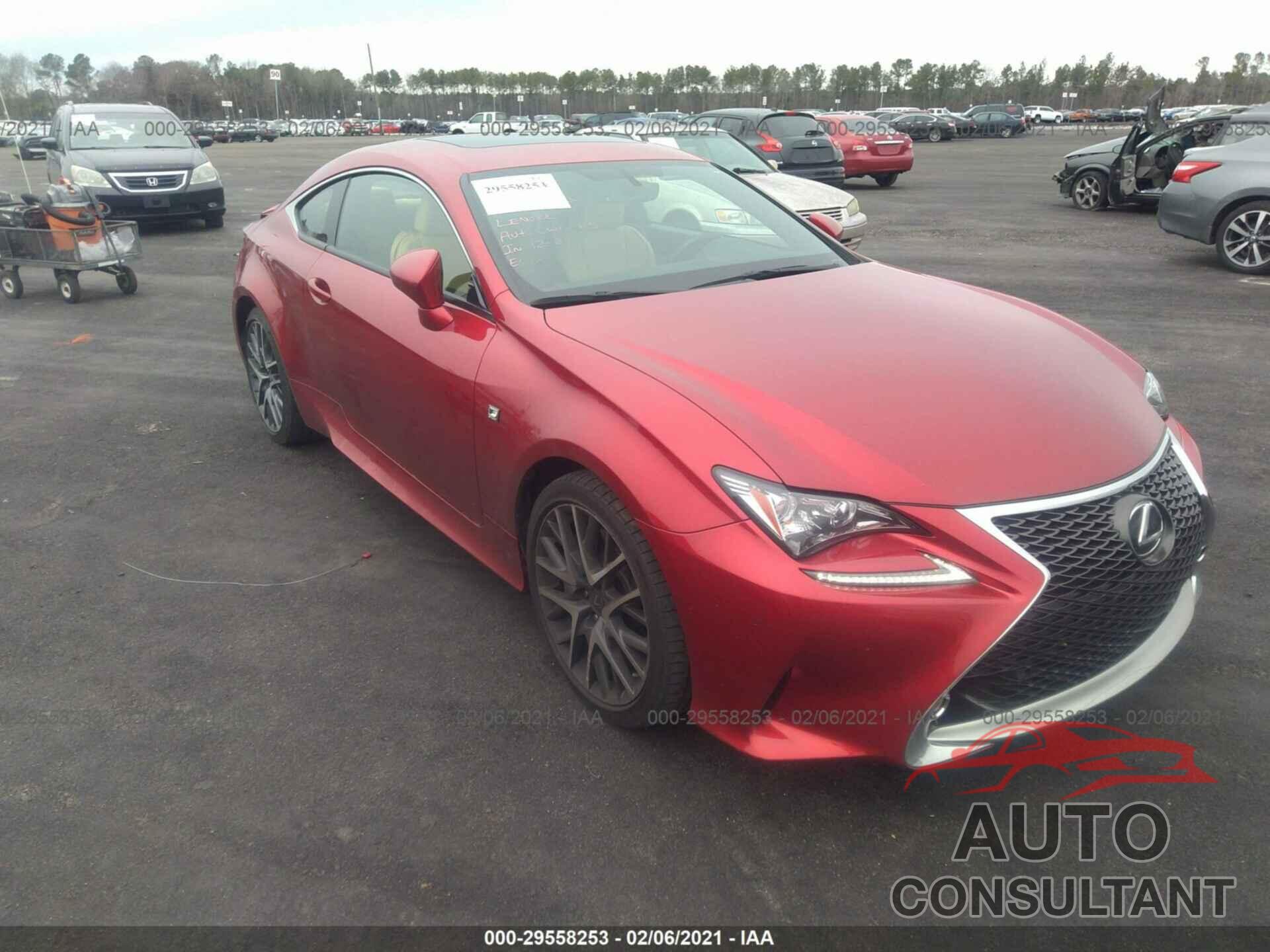 LEXUS RC 200T 2016 - JTHHA5BC9G5000367