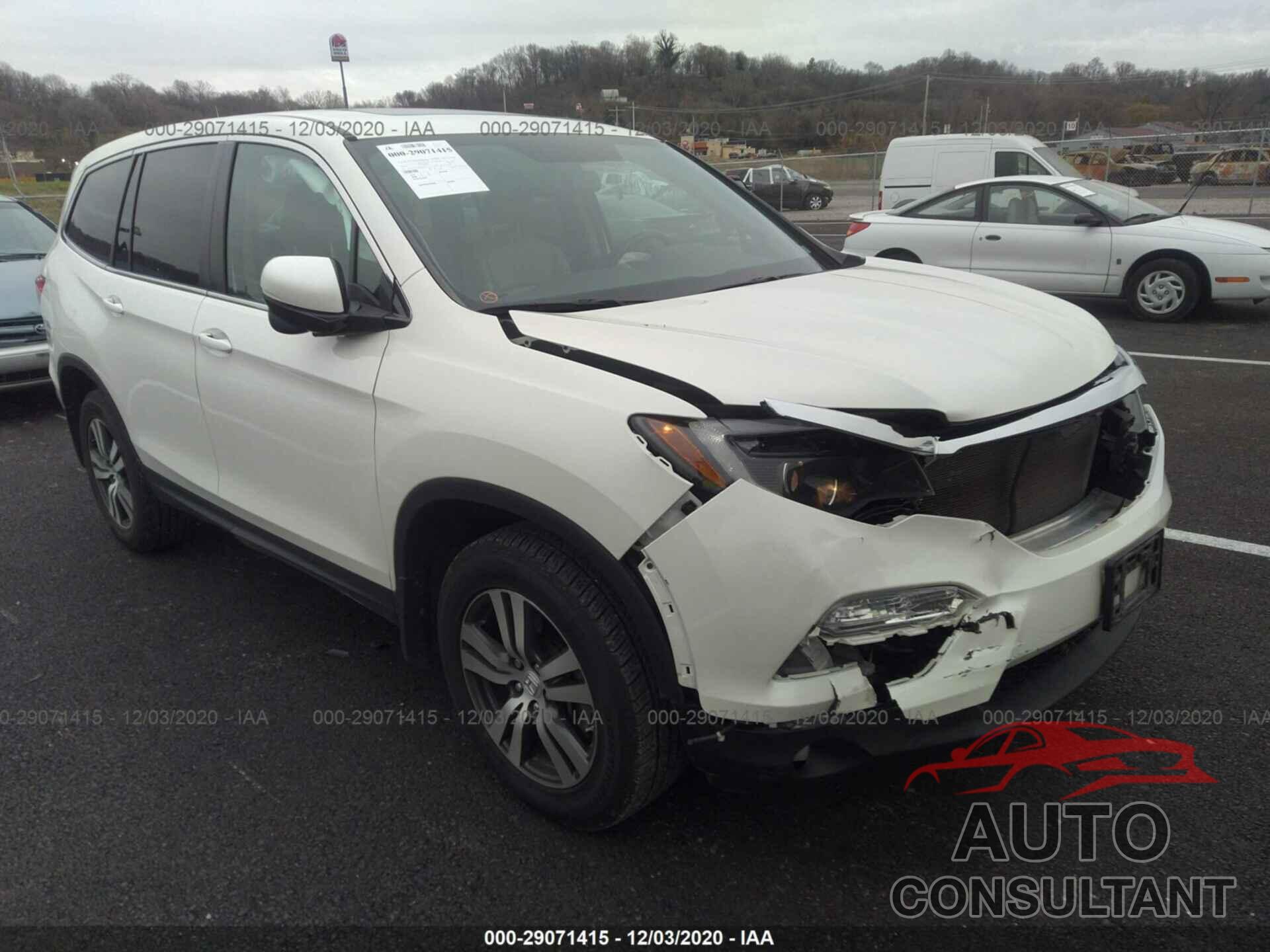 HONDA PILOT 2016 - 5FNYF6H77GB046121