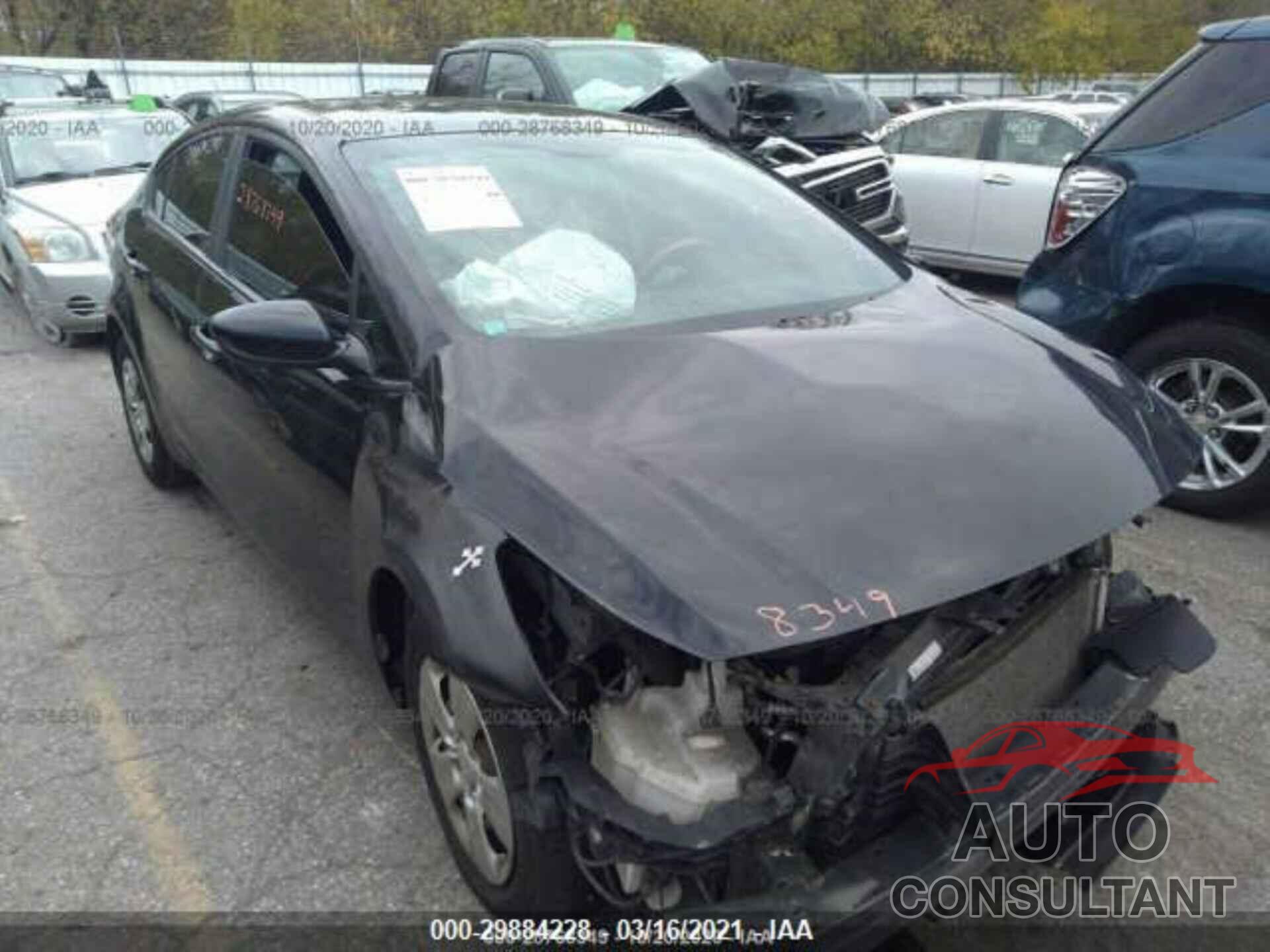 KIA FORTE 2017 - 3KPFK4A79HE011931