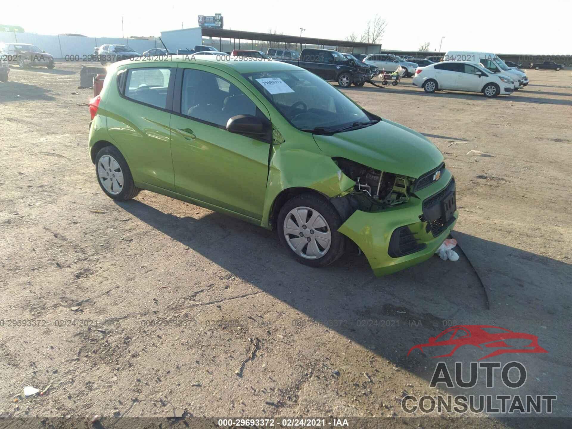 CHEVROLET SPARK 2016 - KL8CB6SA9GC646056
