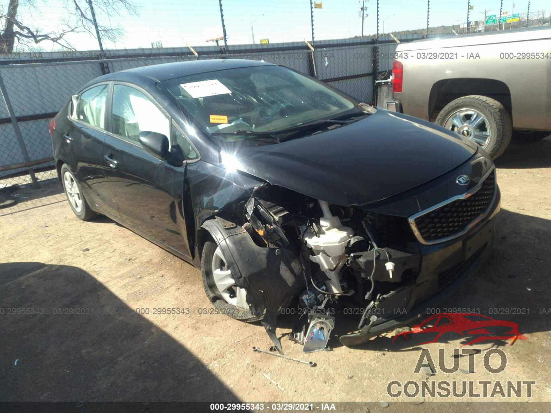 KIA FORTE 2017 - 3KPFL4A73HE070437