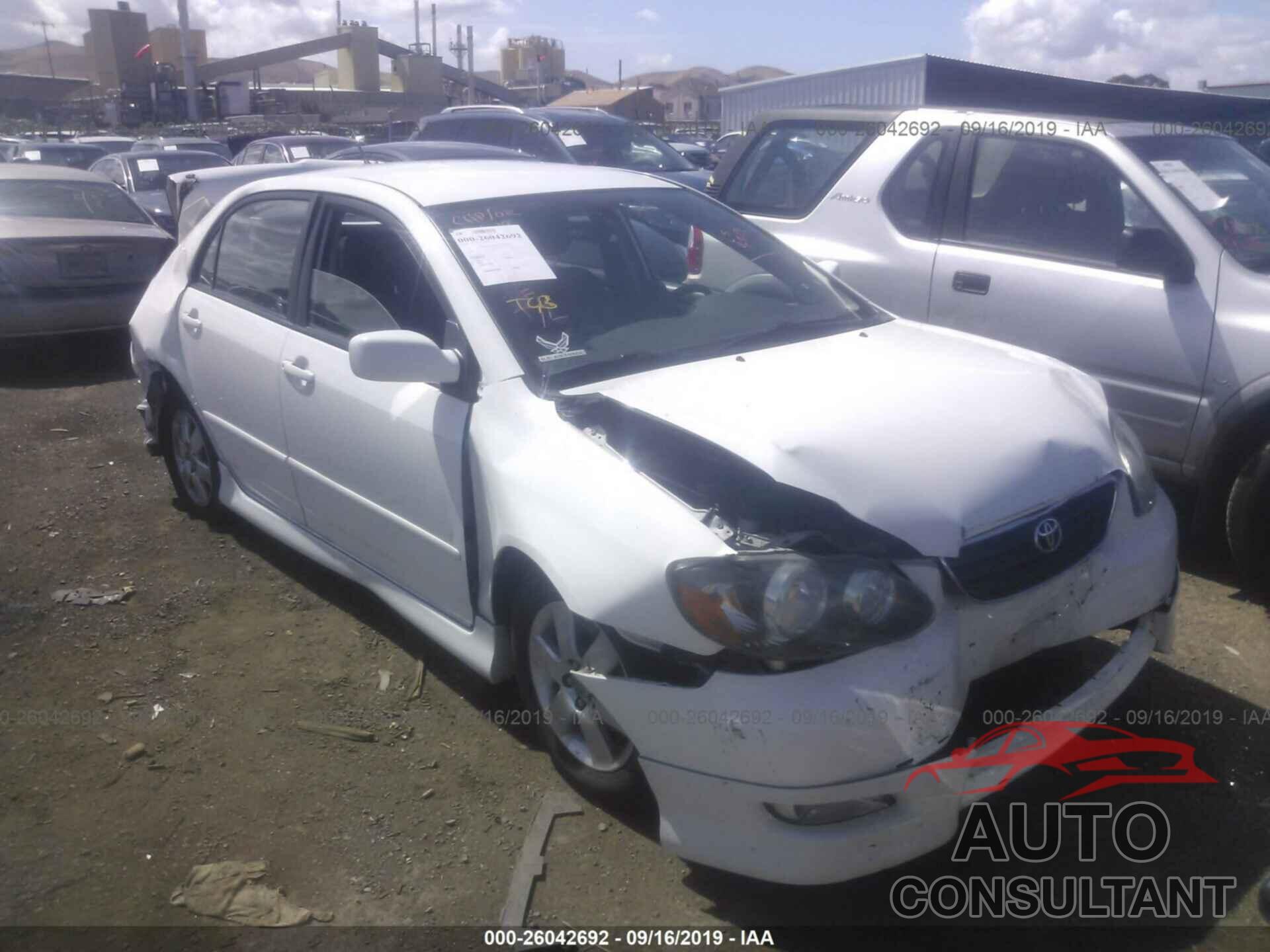 TOYOTA COROLLA 2008 - 1NXBR32E78Z039662