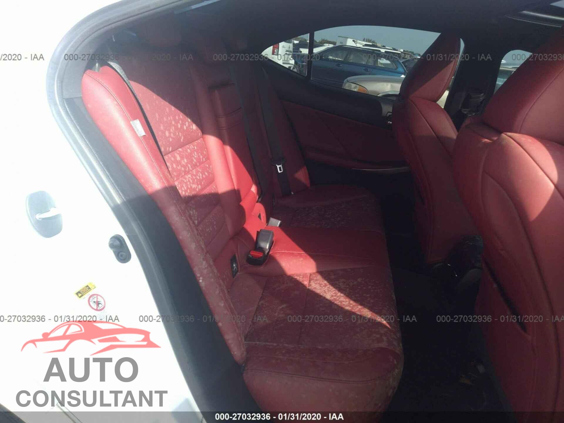 LEXUS IS 2015 - JTHBF1D21F5045662