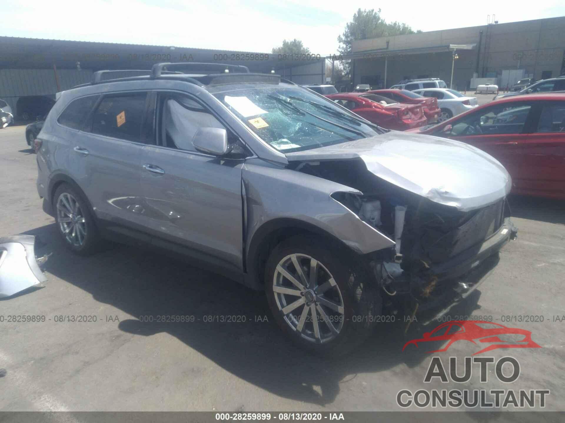 HYUNDAI SANTA FE 2017 - KM8SR4HF5HU210172