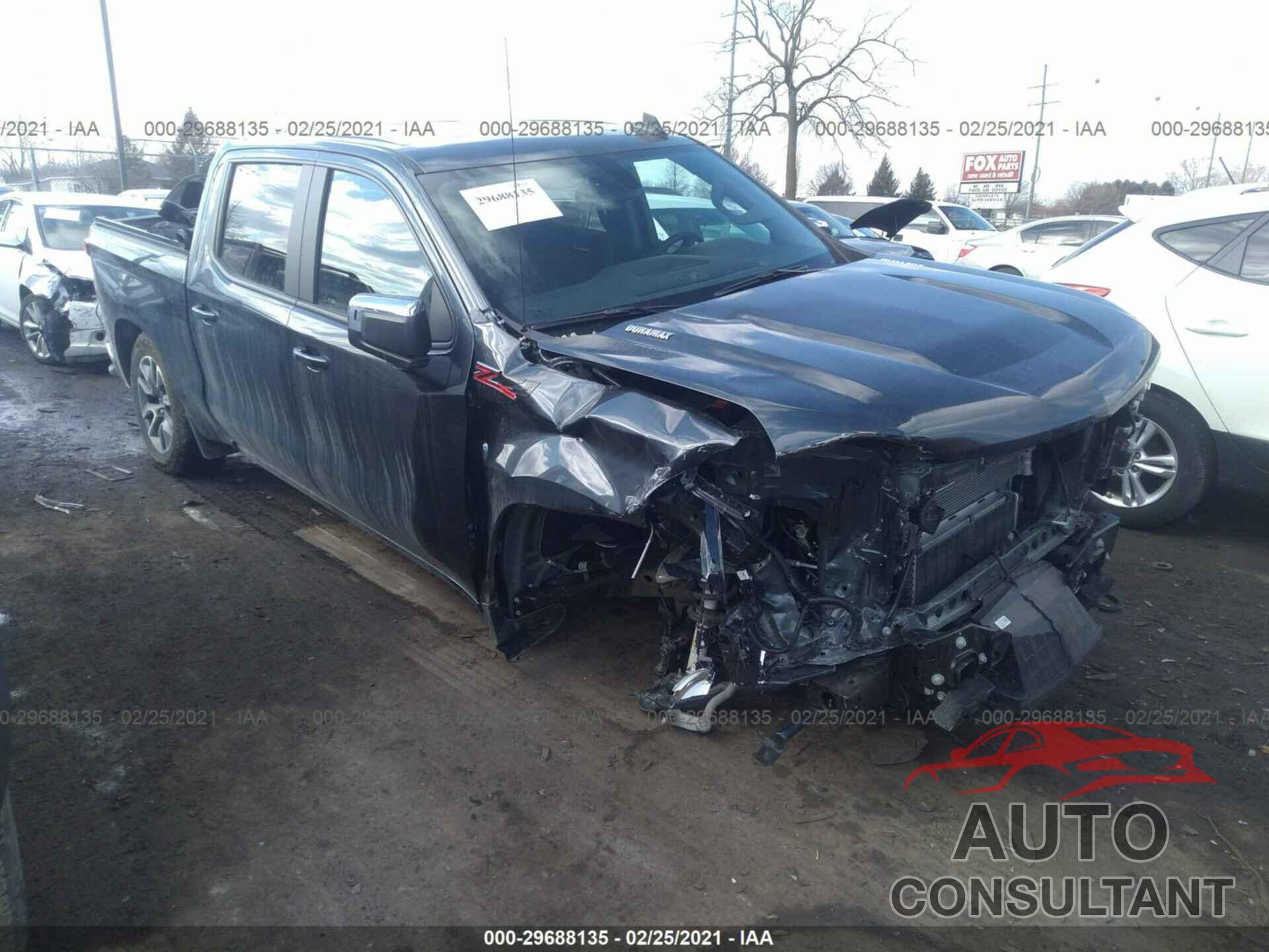 CHEVROLET SILVERADO 1500 2021 - 3GCUYDET7MG159491