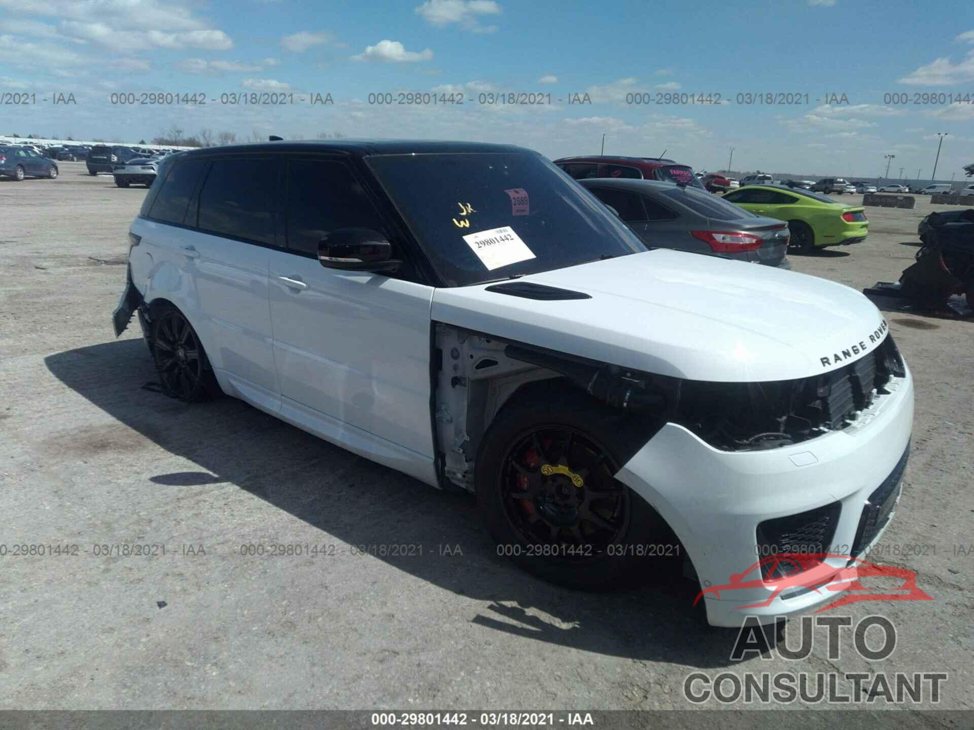 LAND ROVER RANGE ROVER SPORT 2019 - SALWR2RE6KA841739