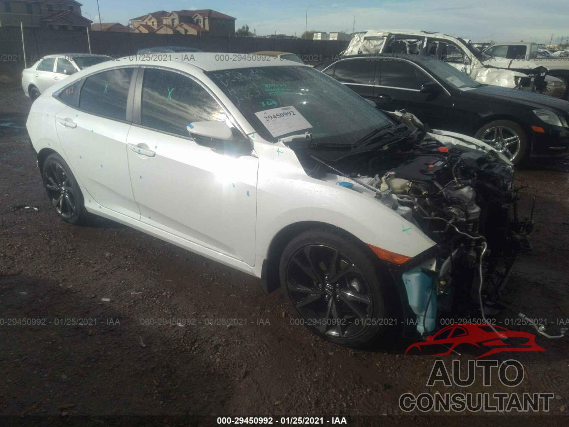 HONDA CIVIC SEDAN 2020 - 19XFC2F84LE003313