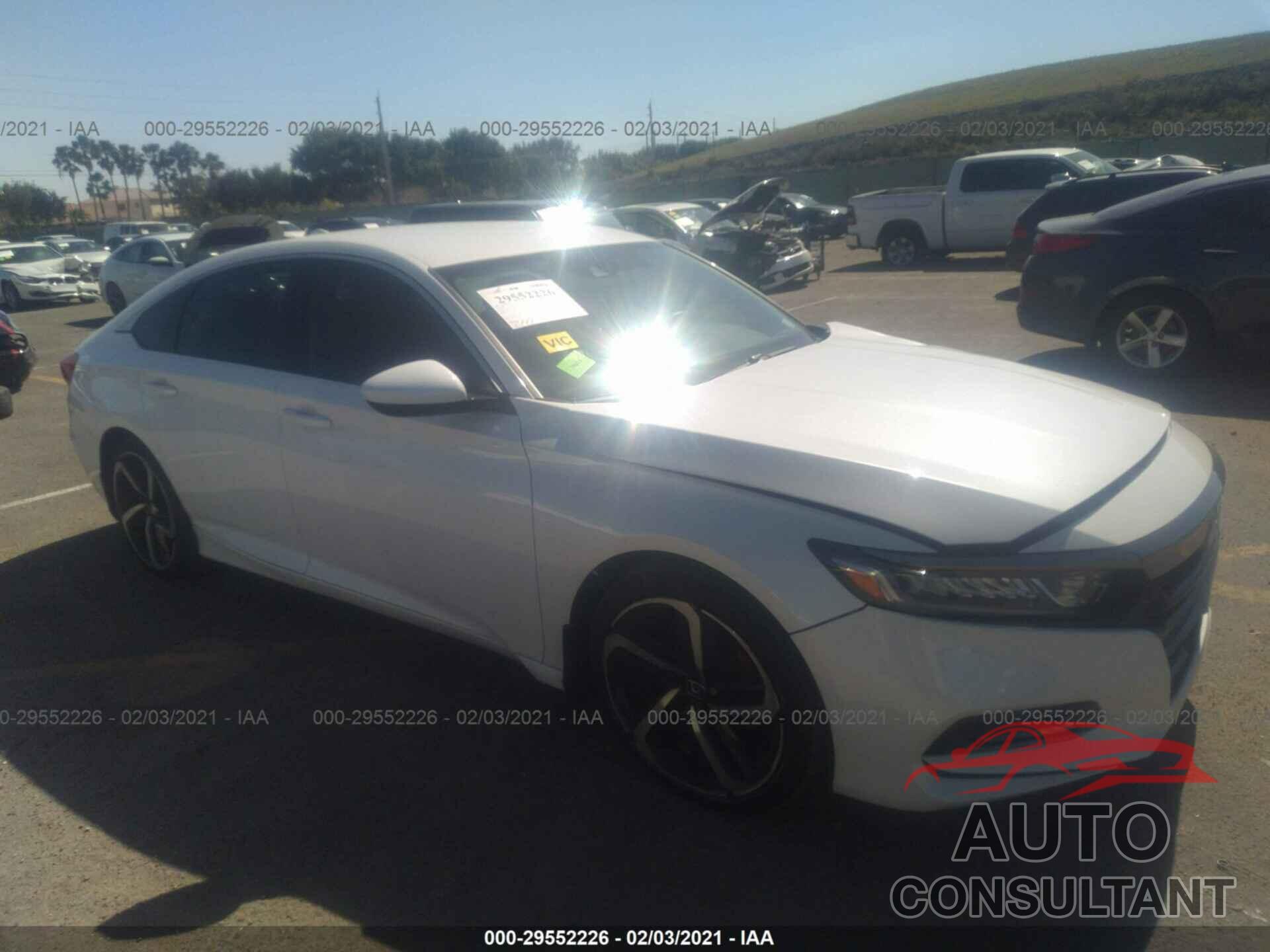 HONDA ACCORD SEDAN 2018 - 1HGCV1F36JA016156
