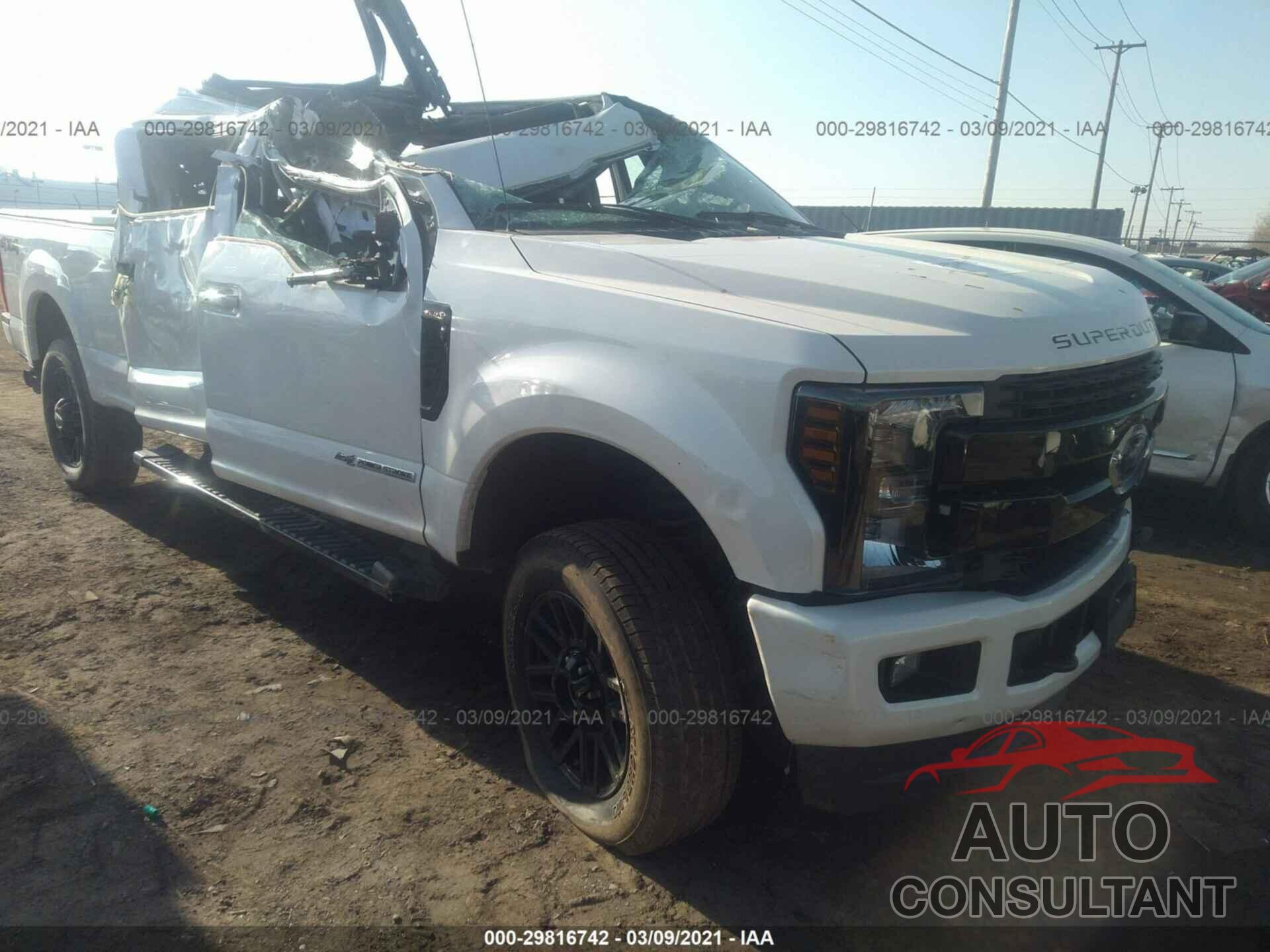 FORD SUPER DUTY F-250 SRW 2019 - 1FT7W2BT0KEG81461