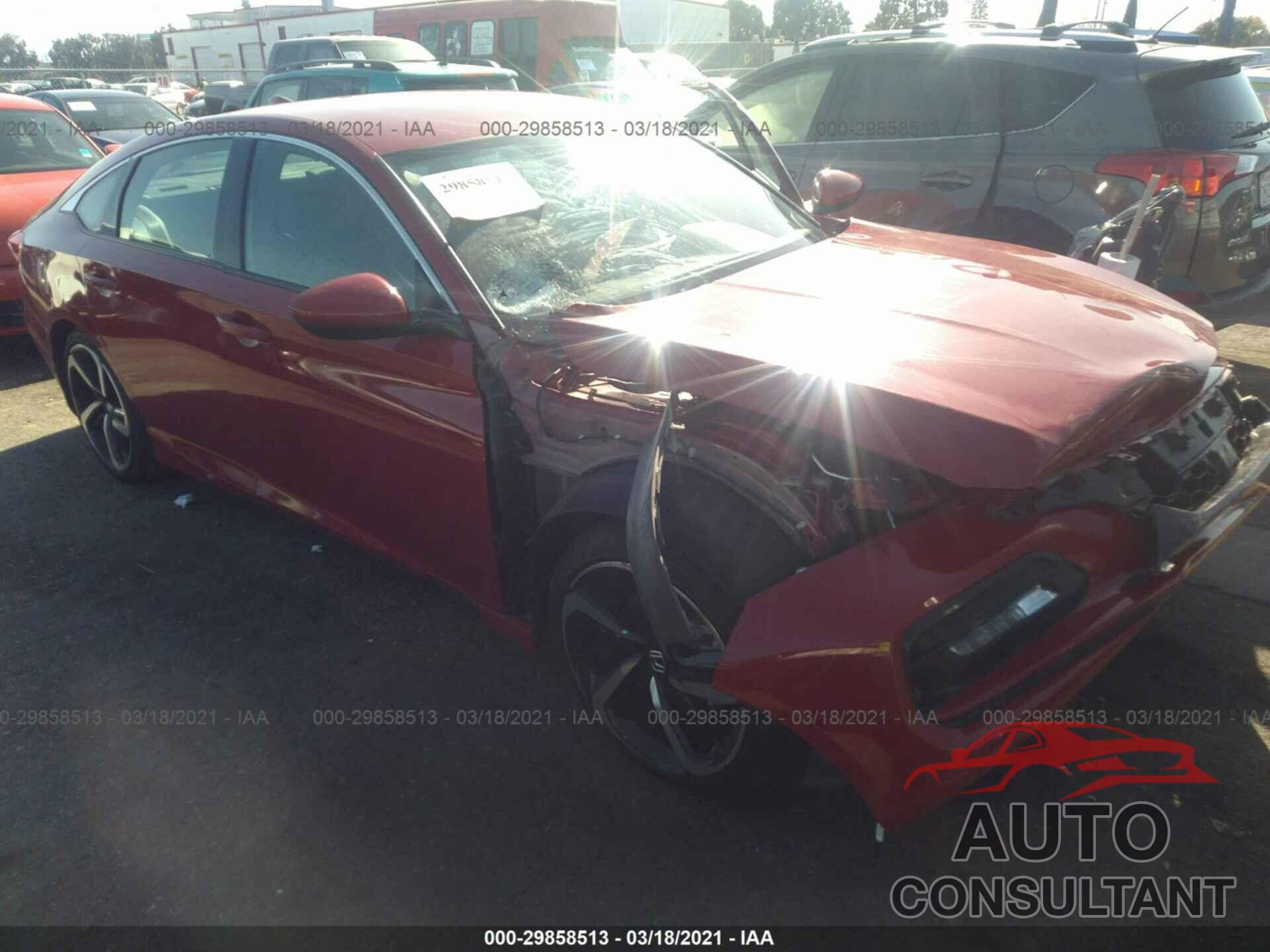 HONDA ACCORD SEDAN 2018 - 1HGCV1F38JA185014