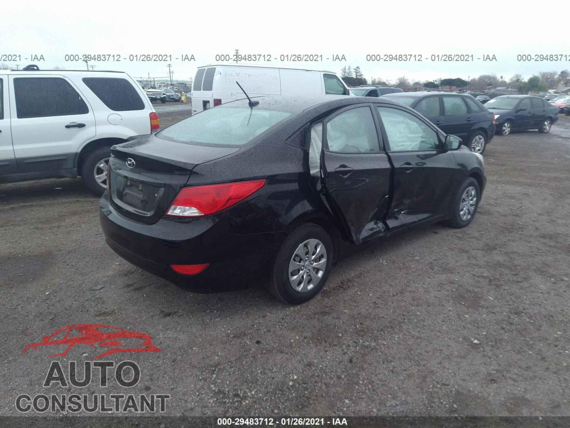 HYUNDAI ACCENT 2017 - KMHCT4AE0HU175922