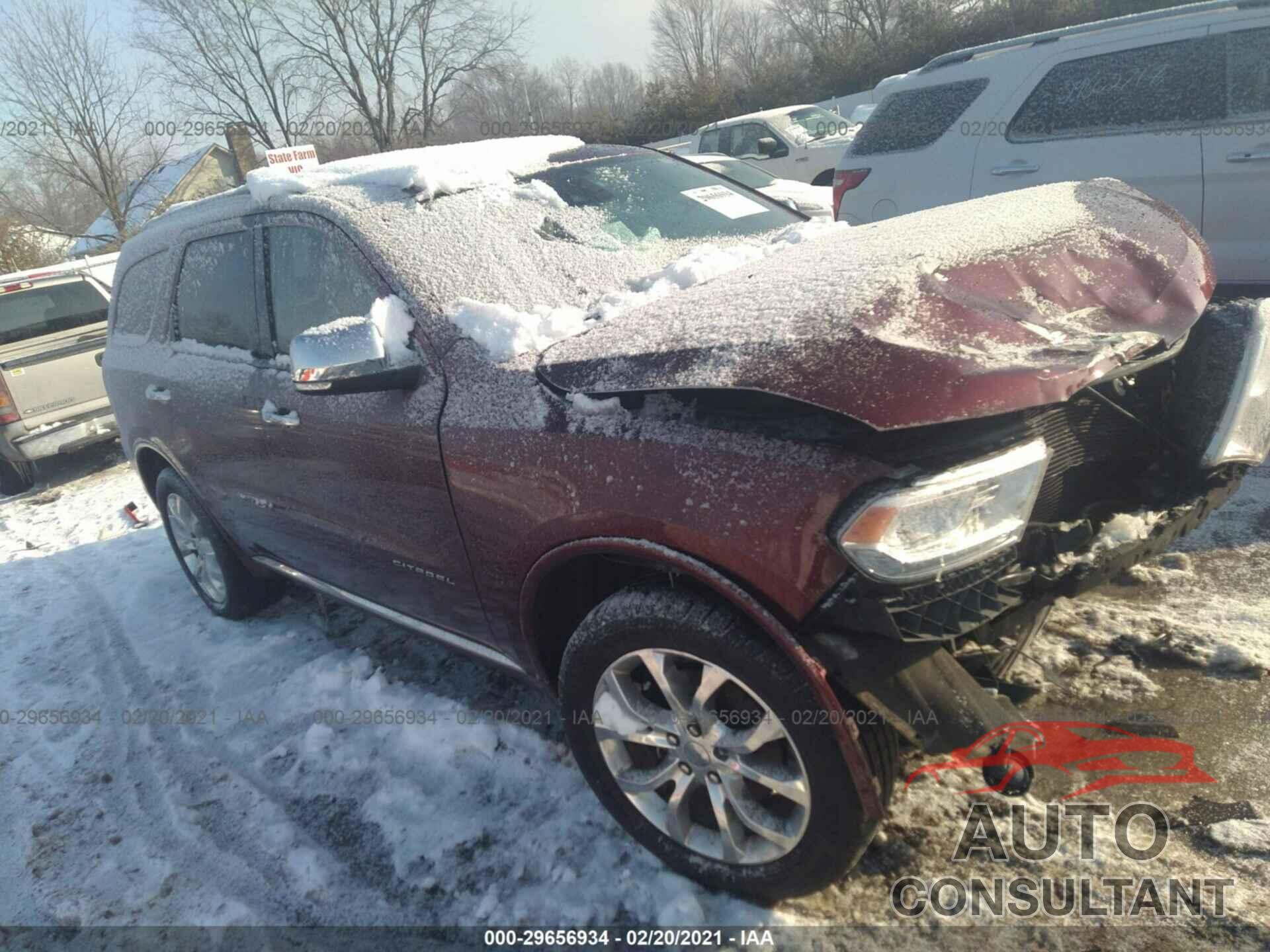 DODGE DURANGO 2016 - 1C4RDJEG8GC341372