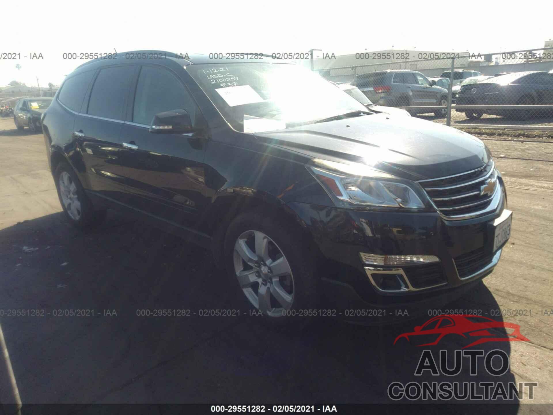 CHEVROLET TRAVERSE 2016 - 1GNKRGKD6GJ333242