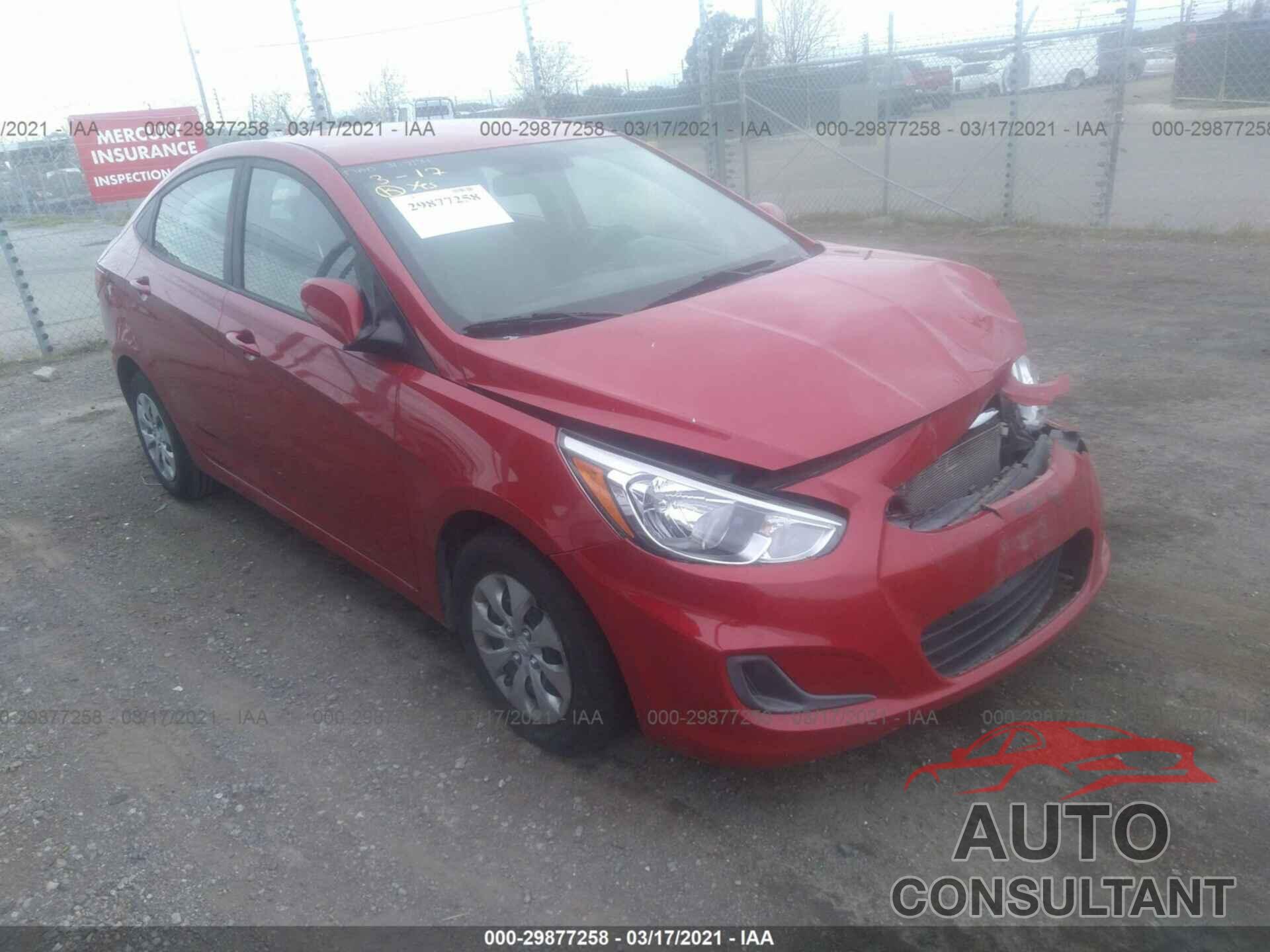 HYUNDAI ACCENT 2017 - KMHCT4AE2HU274709