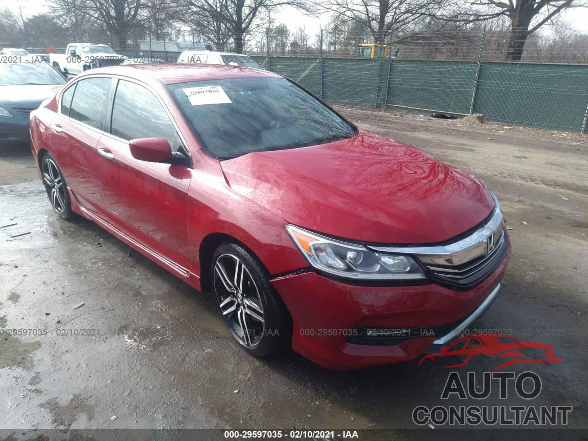 HONDA ACCORD SEDAN 2017 - 1HGCR2F52HA196824