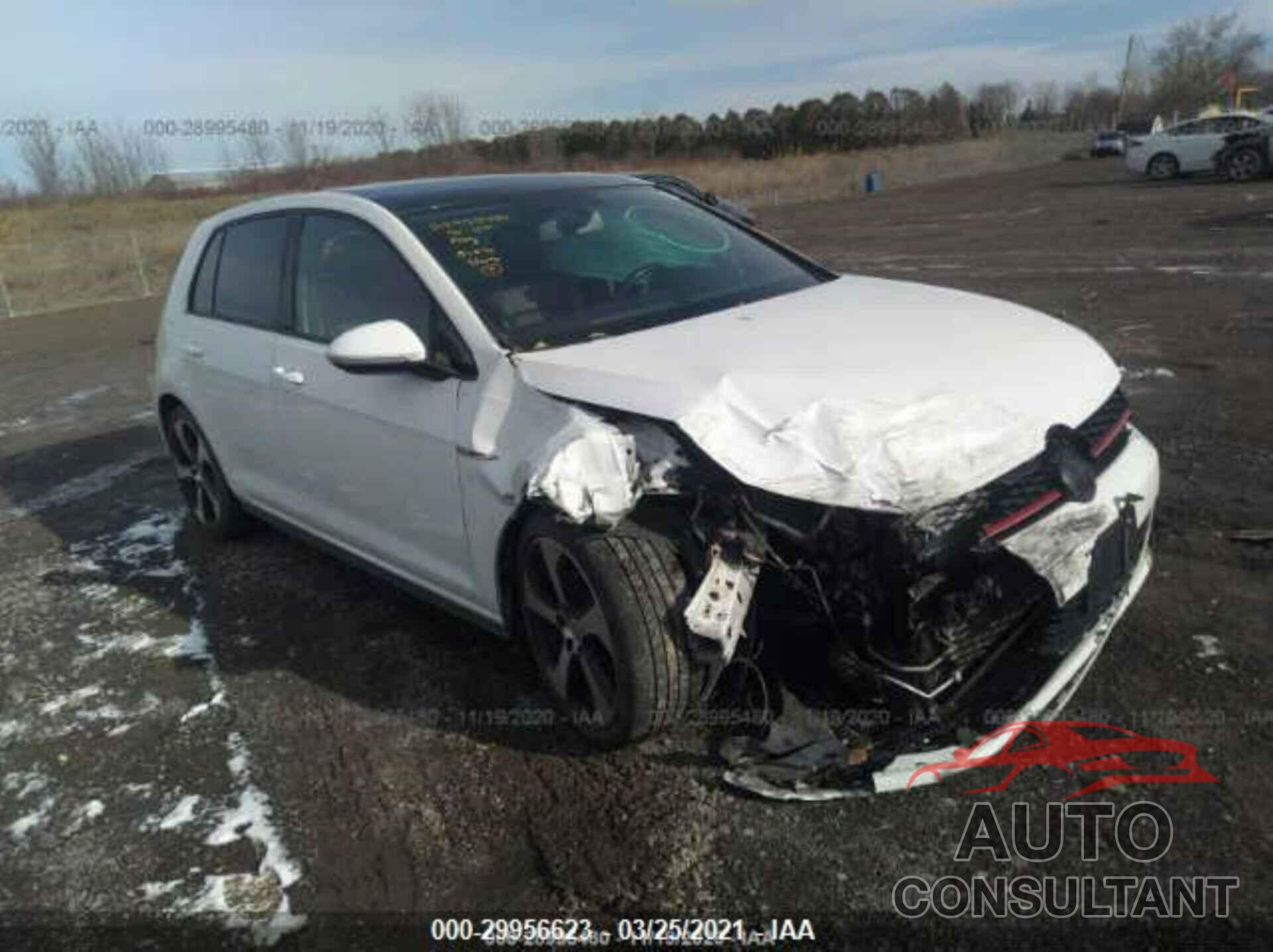 VOLKSWAGEN GOLF GTI 2016 - 3VW5T7AU7GM050034