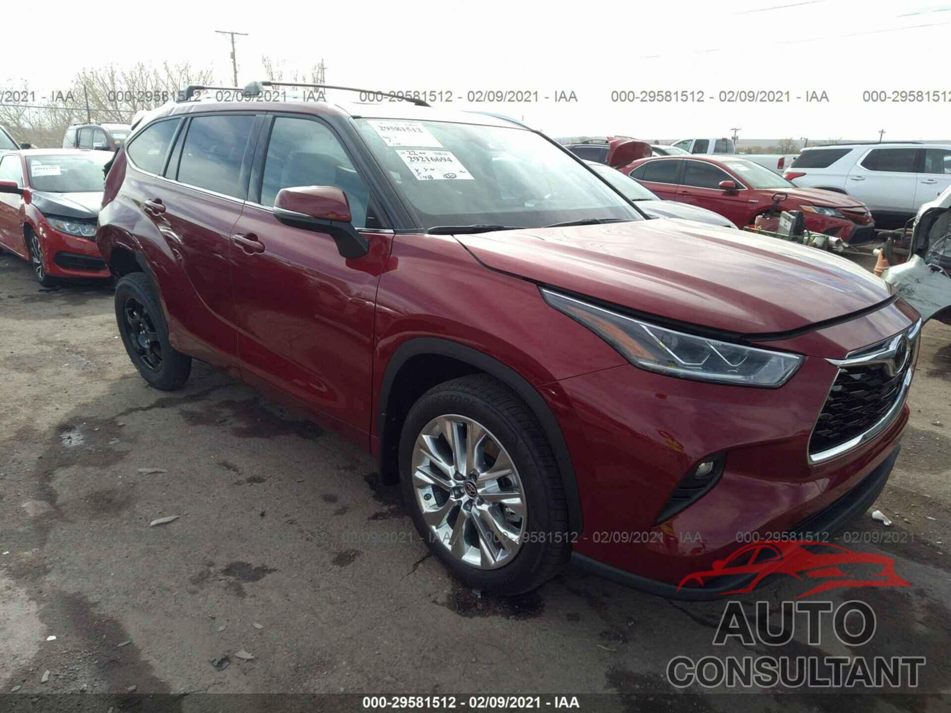 TOYOTA HIGHLANDER 2021 - 5TDDZRBH9MS524796