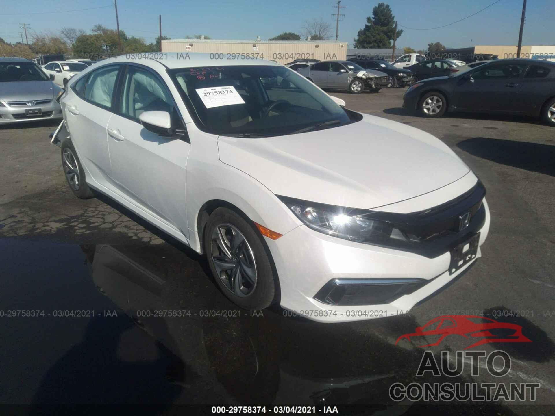 HONDA CIVIC SEDAN 2019 - 19XFC2F65KE213240