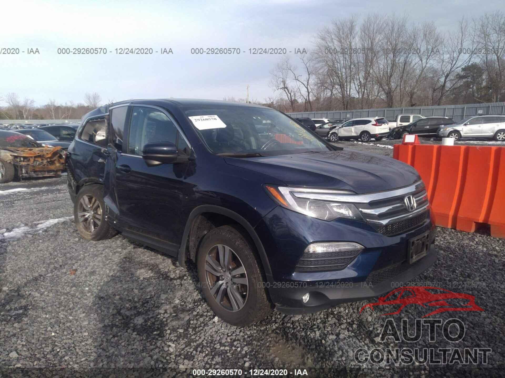 HONDA PILOT 2017 - 5FNYF6H31HB052169