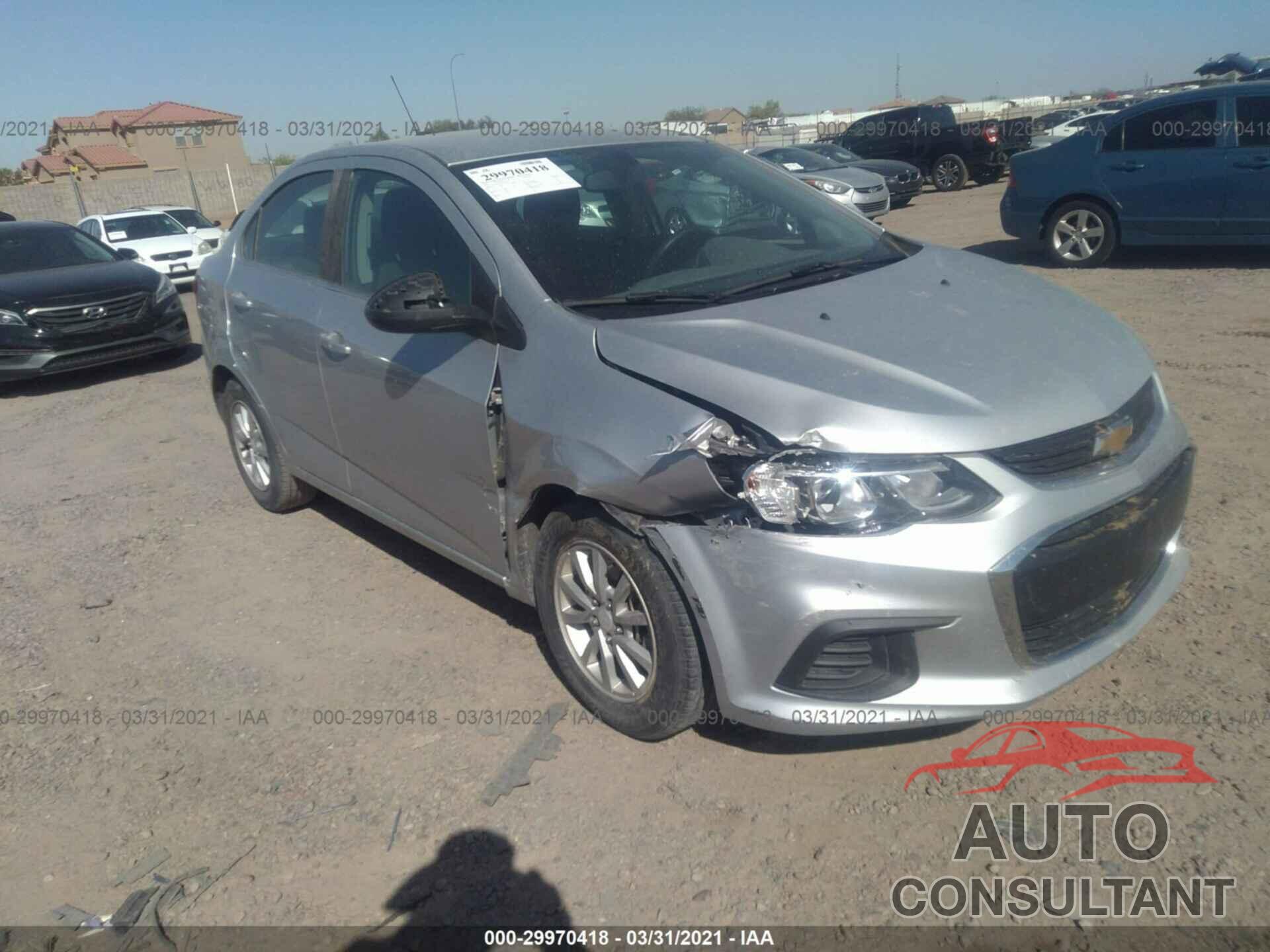 CHEVROLET SONIC 2017 - 1G1JD5SH9H4109045