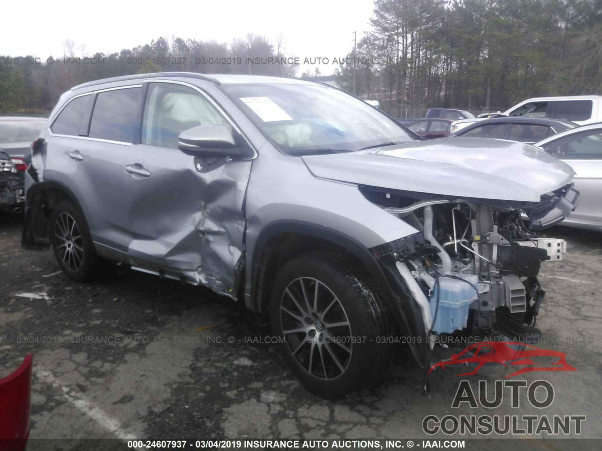 TOYOTA HIGHLANDER 2017 - 5TDJZRFH5HS477401