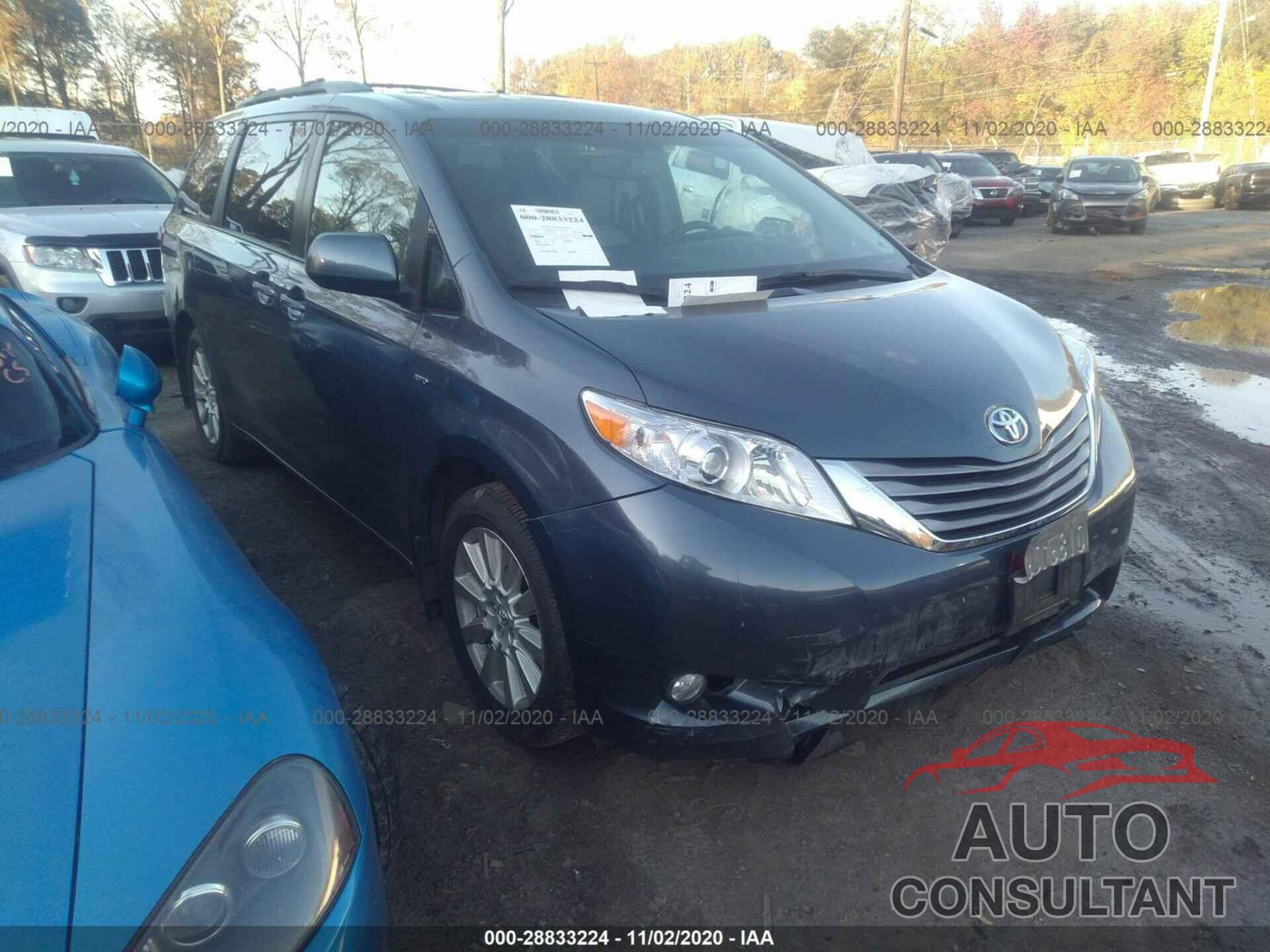 TOYOTA SIENNA 2017 - 5TDDZ3DCXHS165852