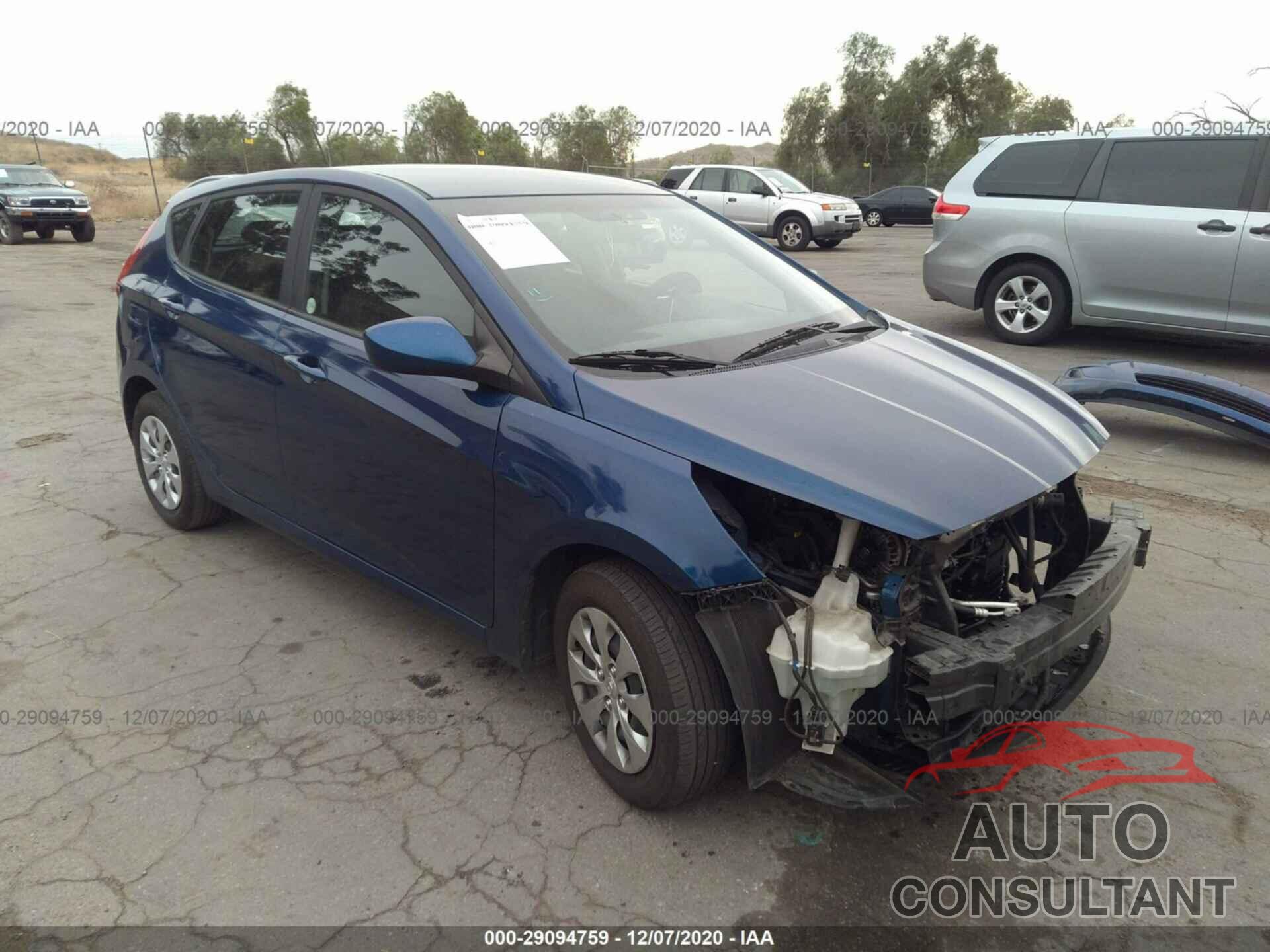 HYUNDAI ACCENT 2017 - KMHCT5AE0HU342592