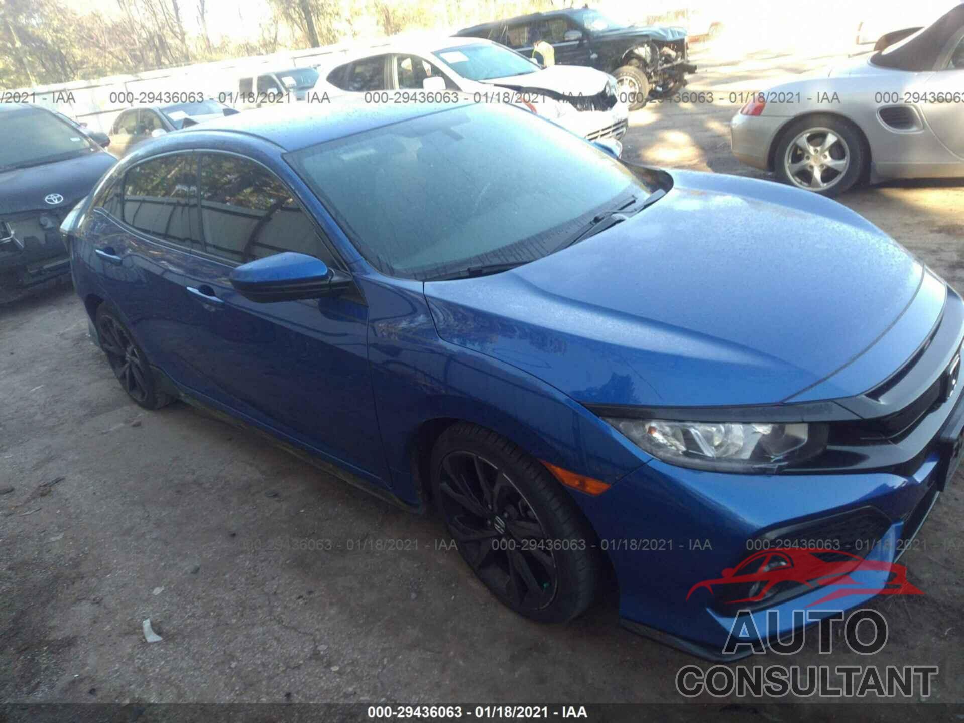 HONDA CIVIC HATCHBACK 2018 - SHHFK7H48JU219150