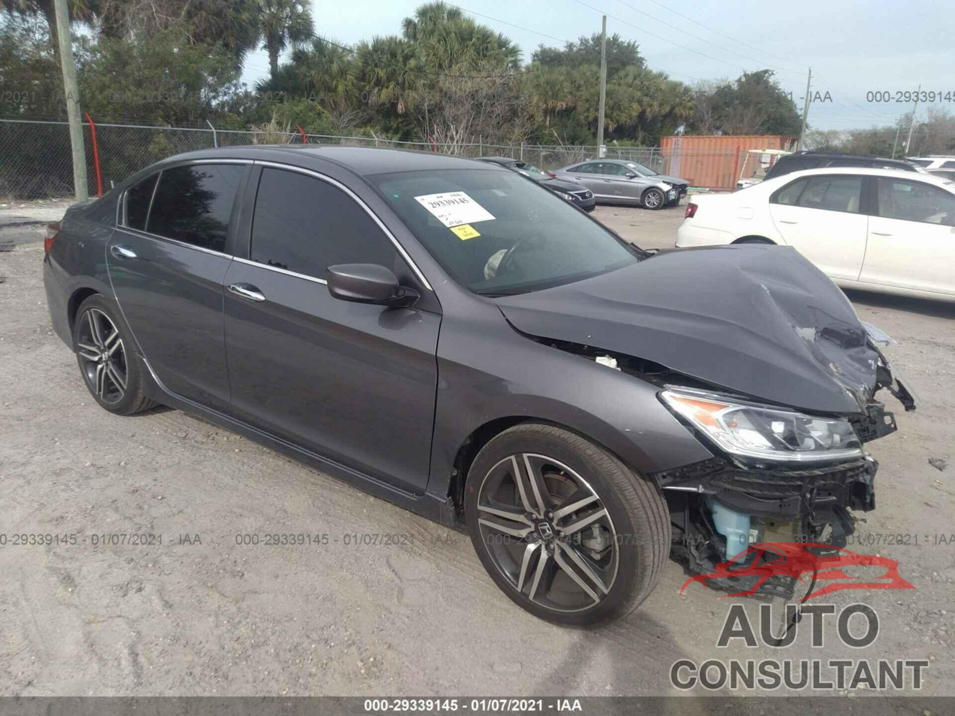 HONDA ACCORD SEDAN 2017 - 1HGCR2E58HA244408
