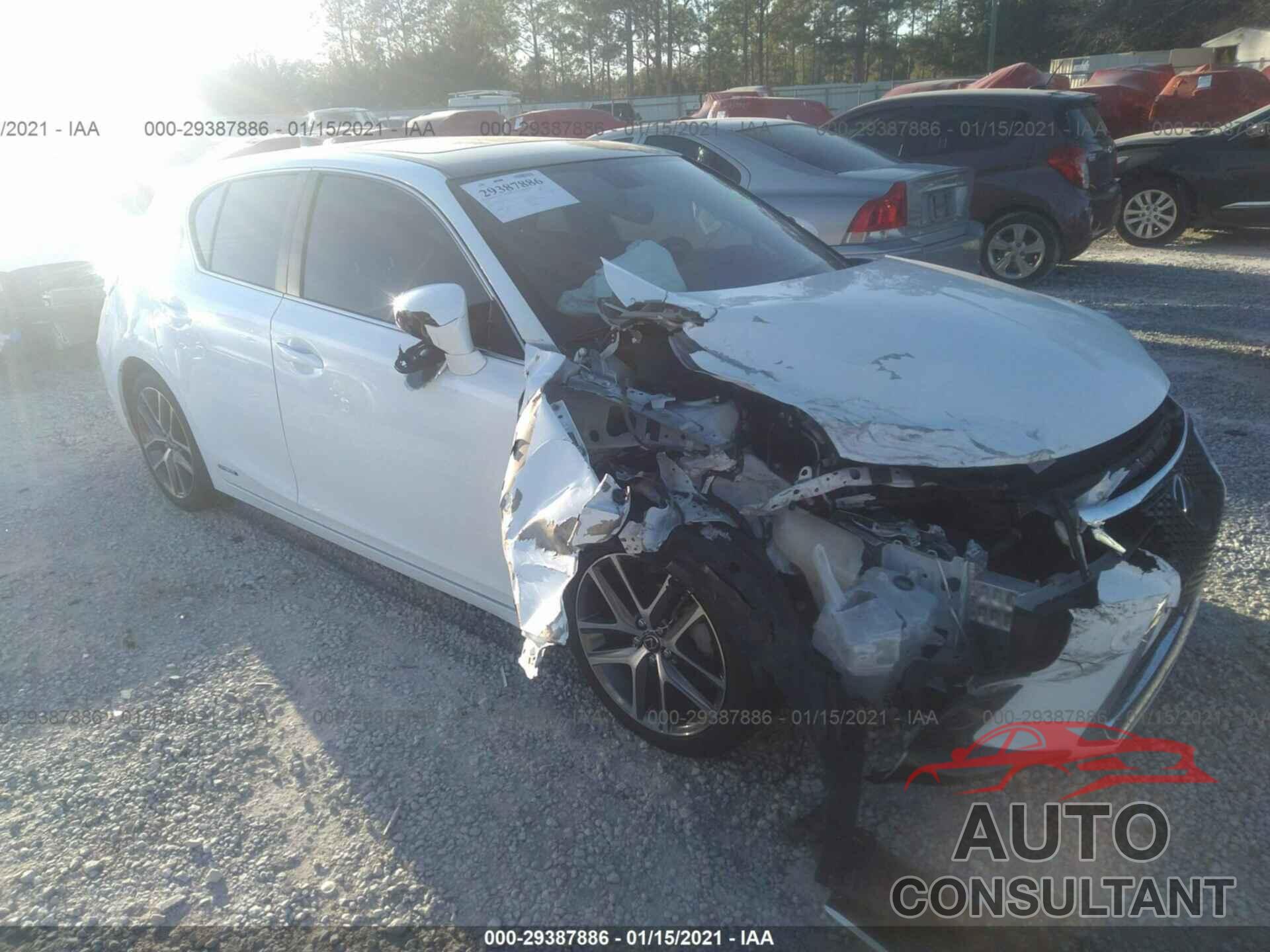 LEXUS CT 200H 2016 - JTHKD5BH6G2273194