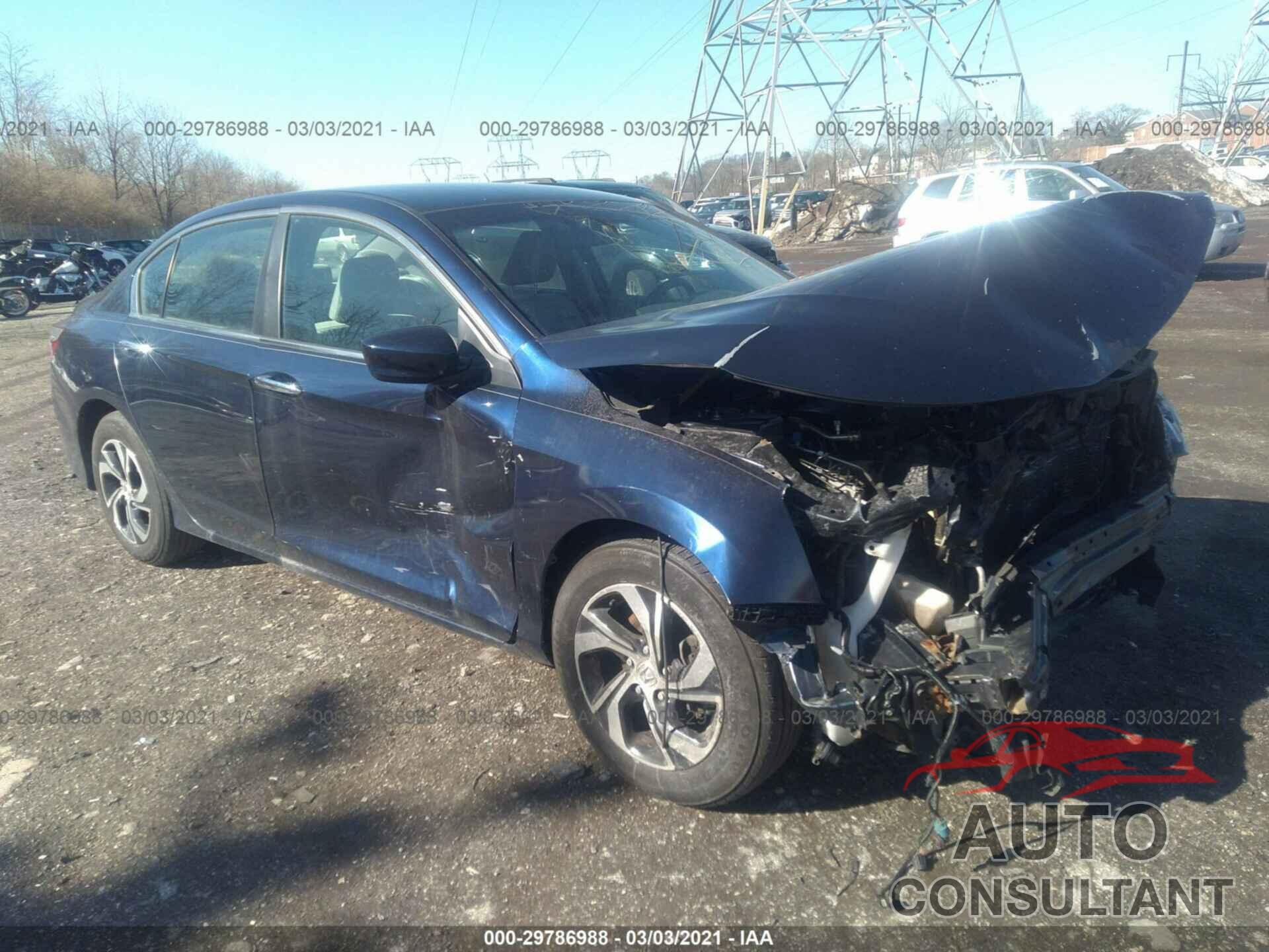 HONDA ACCORD SEDAN 2016 - 1HGCR2F31GA118502