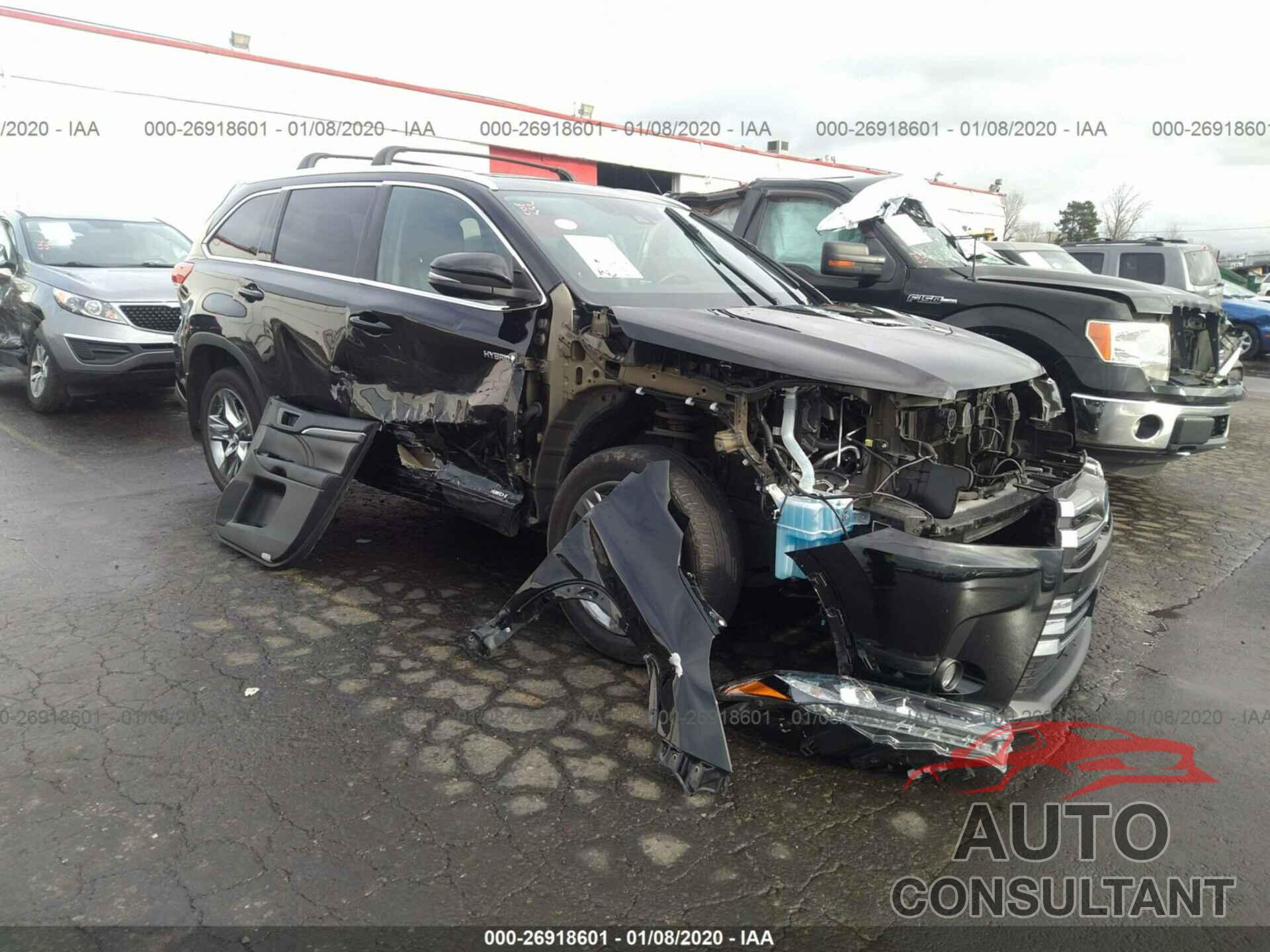 TOYOTA HIGHLANDER 2018 - 5TDDGRFH3JS037671