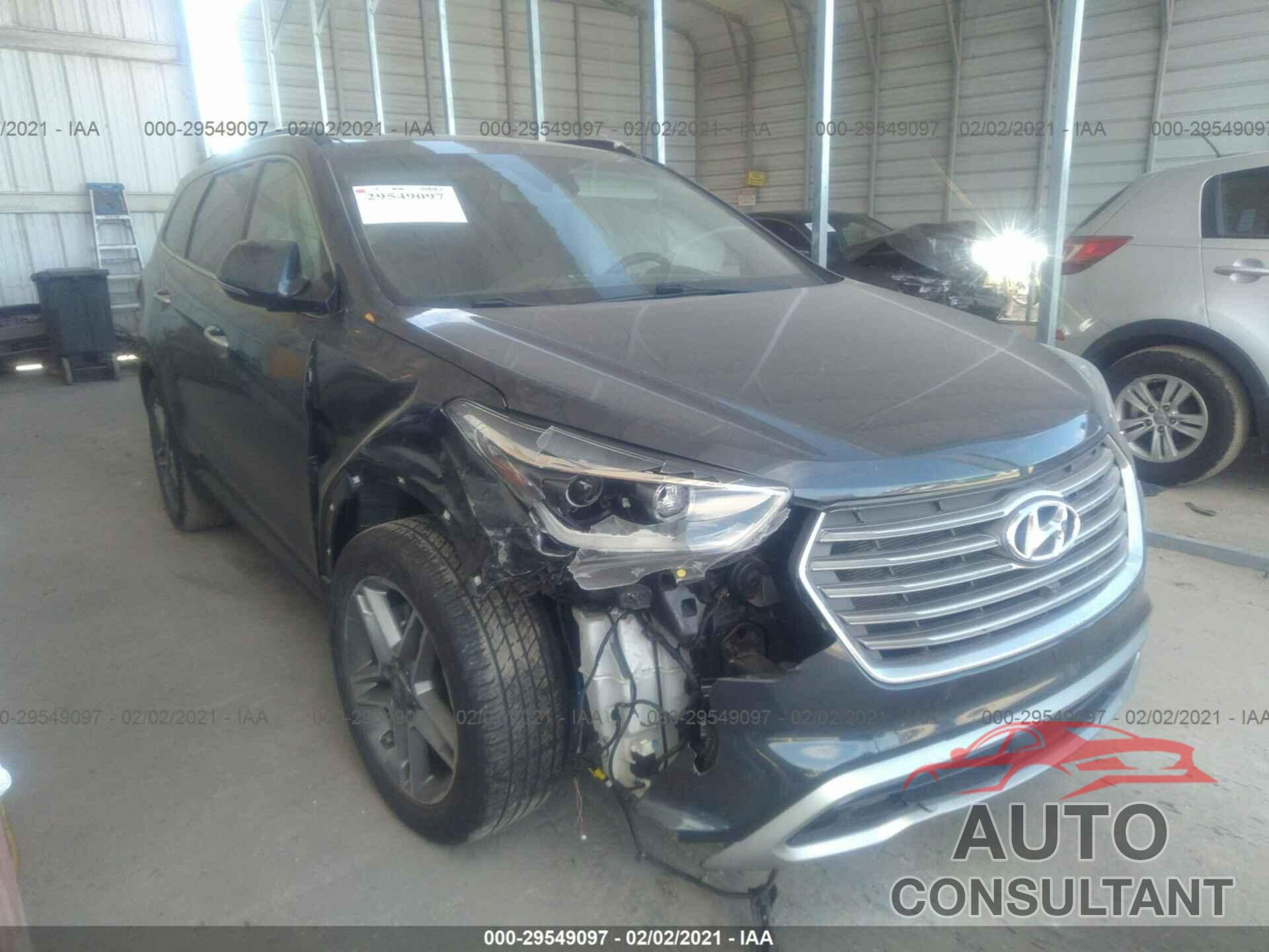 HYUNDAI SANTA FE 2017 - KM8SR4HF3HU217282