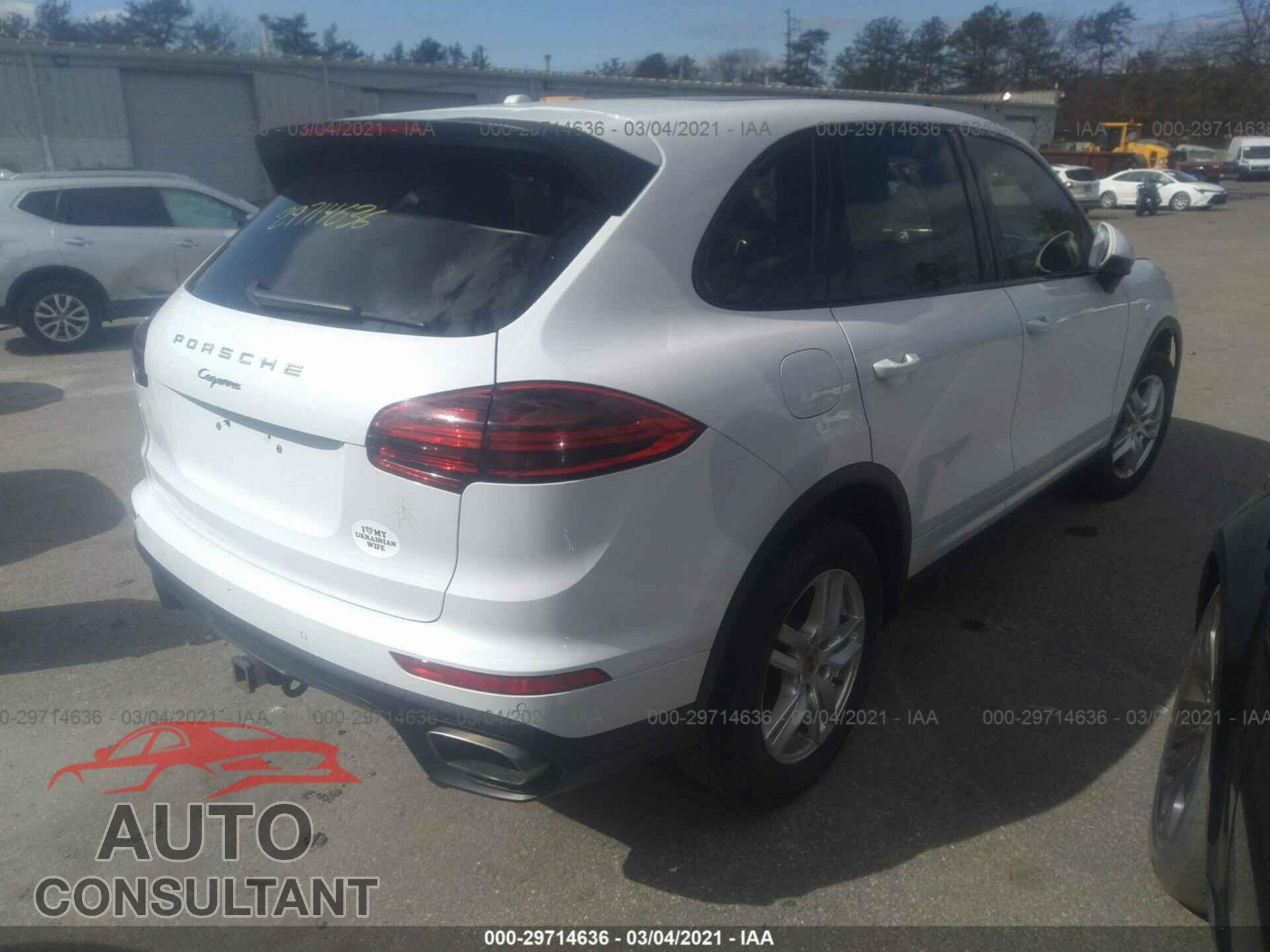 PORSCHE CAYENNE 2016 - WP1AA2A27GLA08293