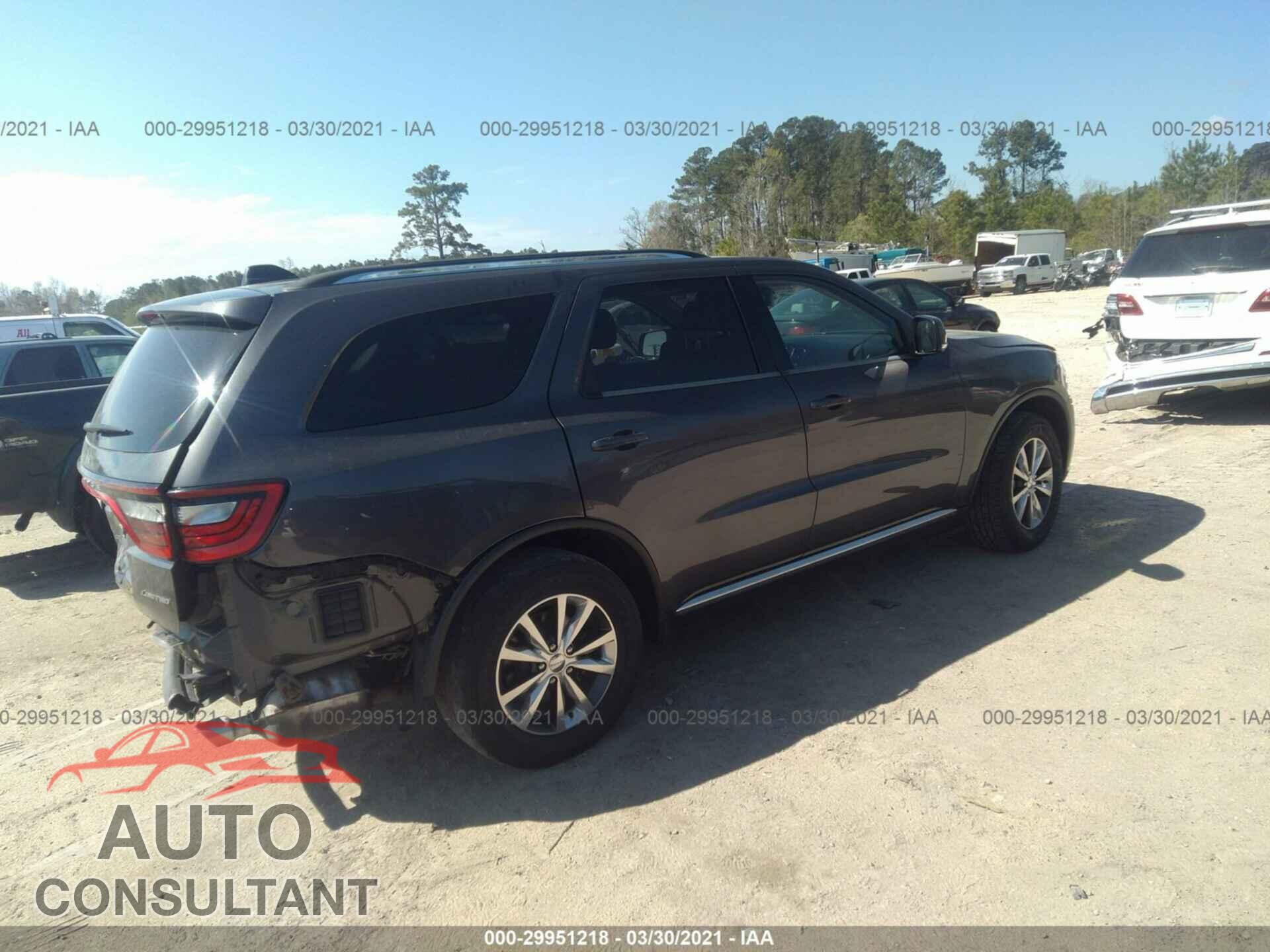 DODGE DURANGO 2016 - 1C4RDHDGXGC352836