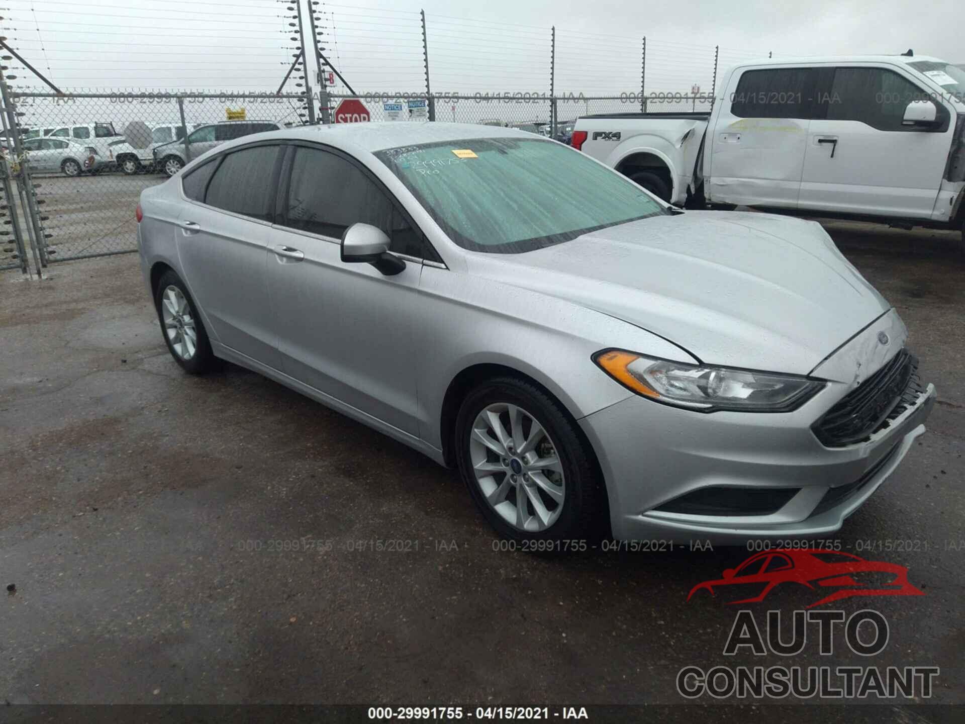 FORD FUSION 2017 - 3FA6P0H72HR259291