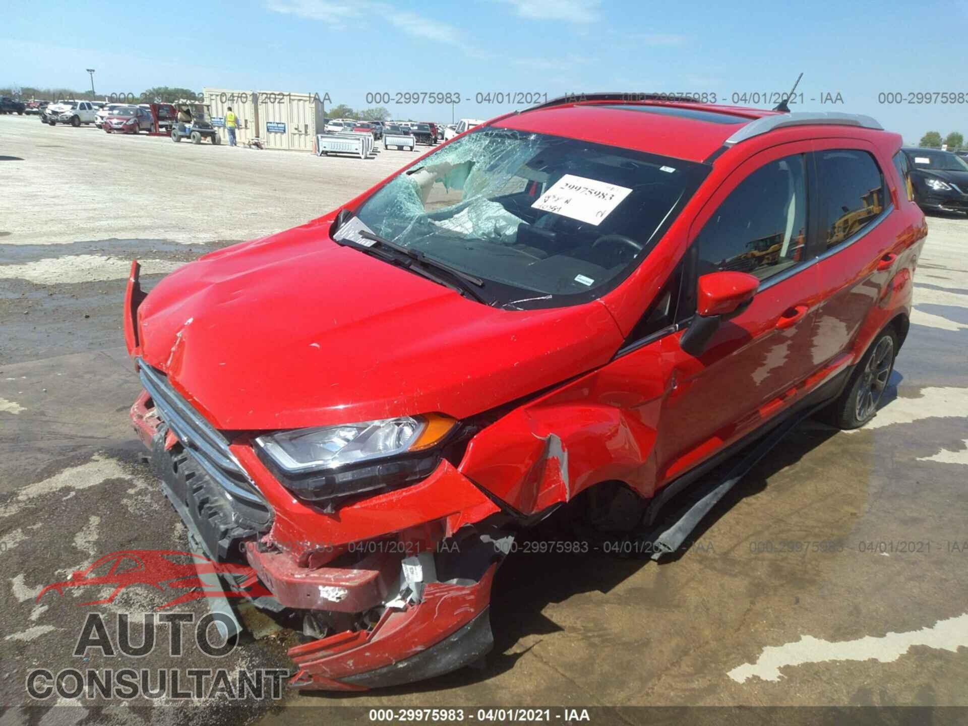 FORD ECOSPORT 2019 - MAJ6S3KLXKC304277