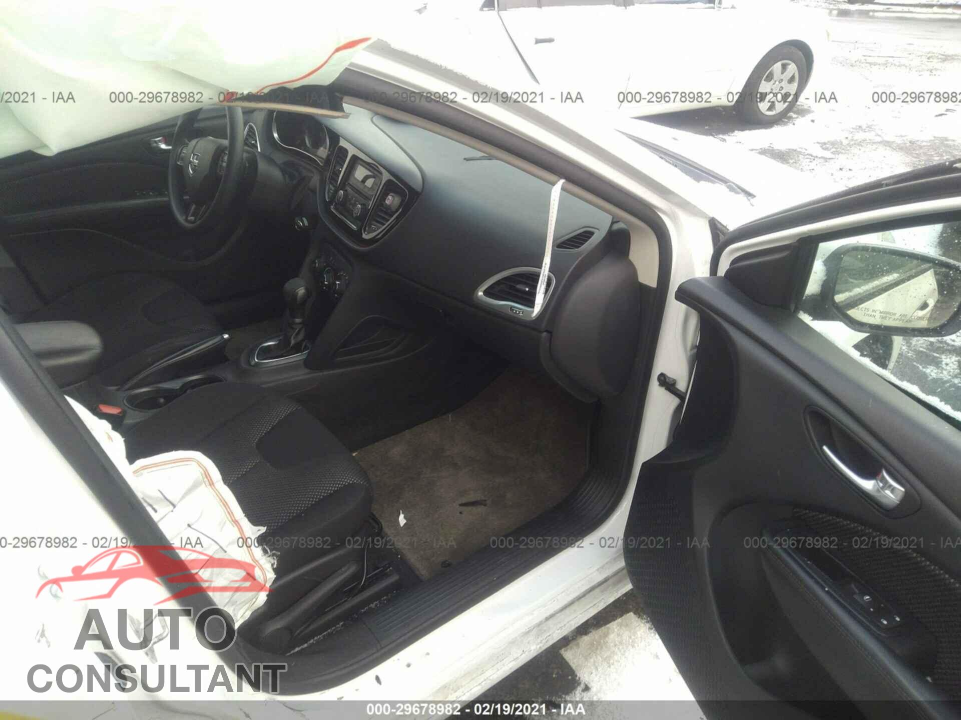 DODGE DART 2016 - 1C3CDFAA9GD607193