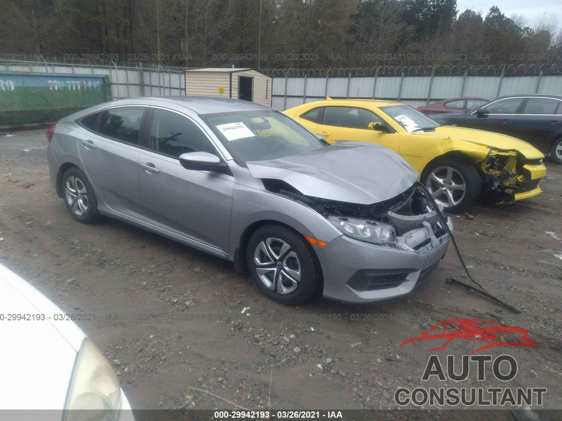 HONDA CIVIC SEDAN 2016 - 19XFC2F55GE067596